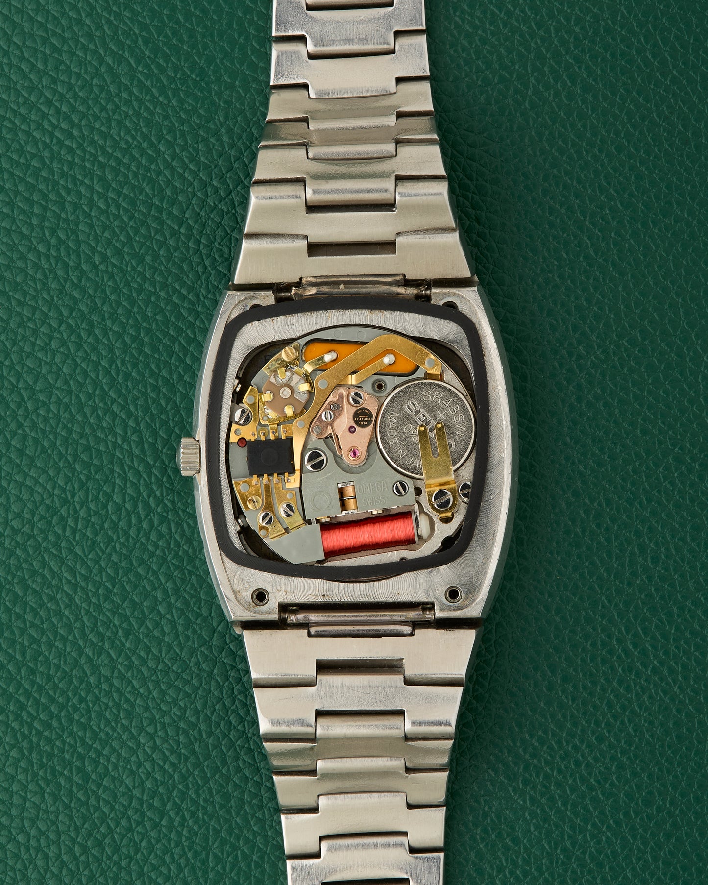 Omega Constellation Ref. 196.0016 Day-Date Slate Grey Dial Megaquartz 32 KHz