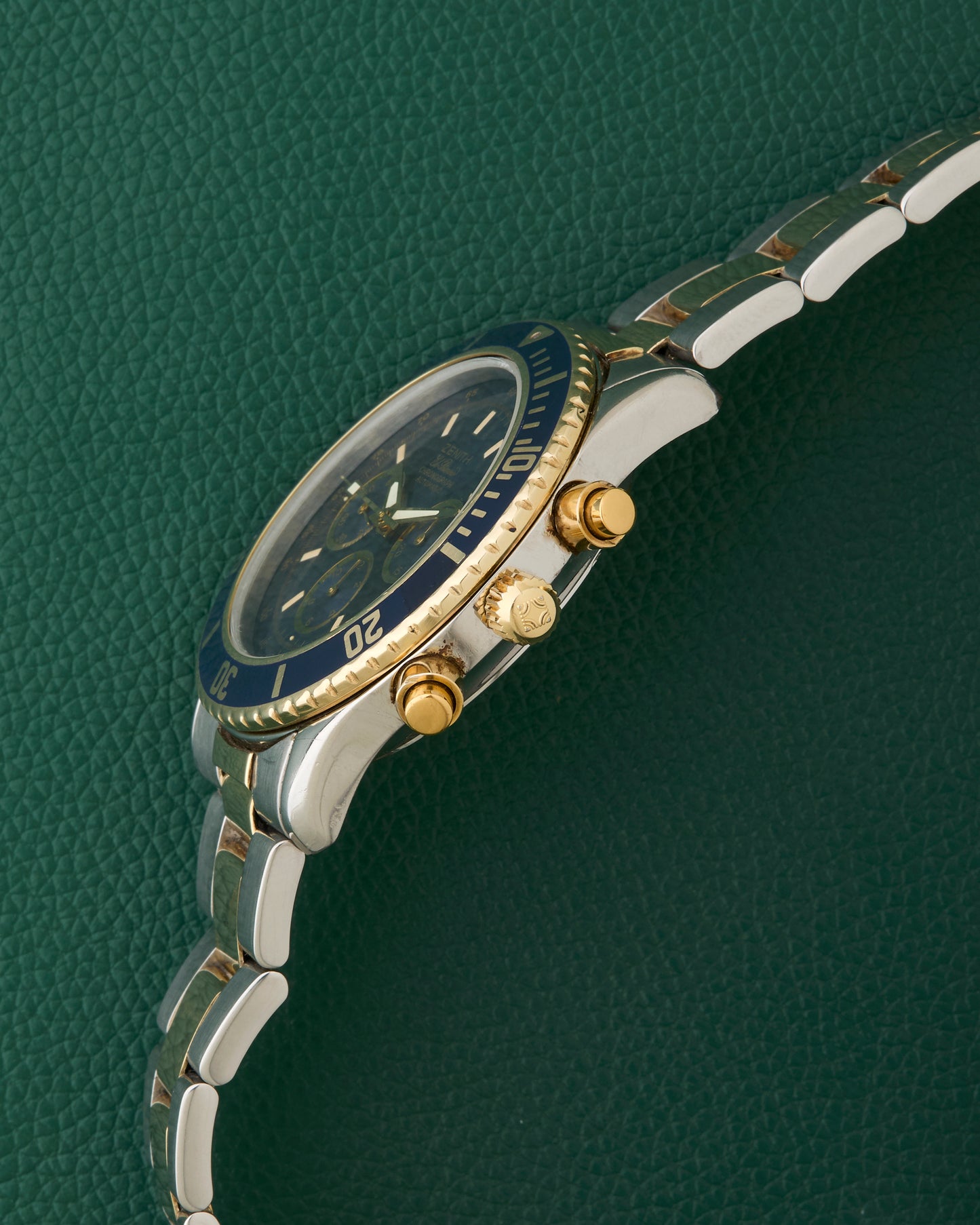 Zenith De Luca 89.0310.400 El Primero Blue Dial Steel & 14K Gold