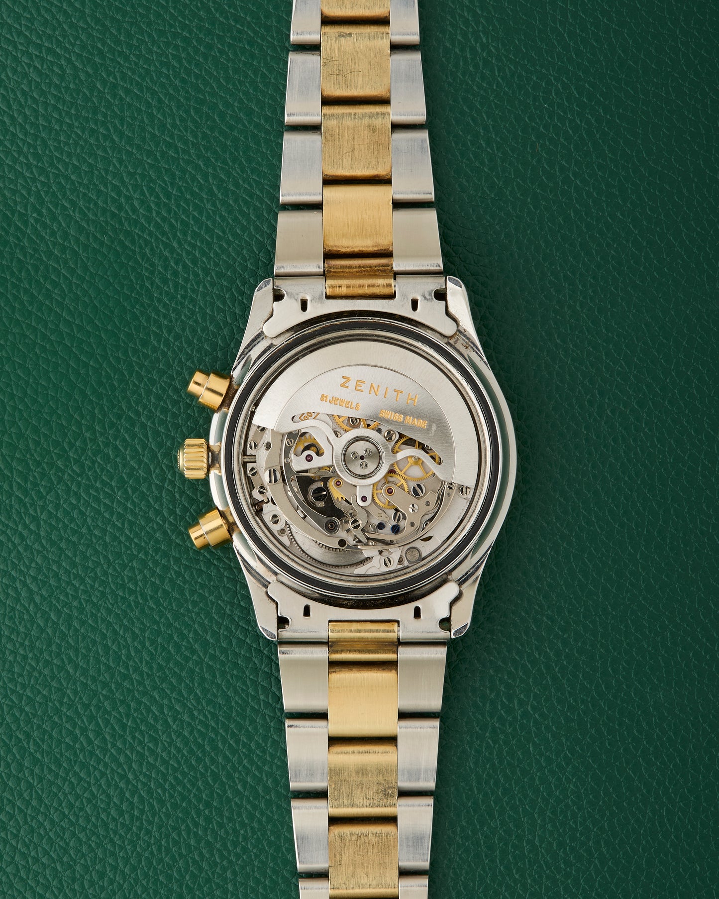 Zenith De Luca 89.0310.400 El Primero Blue Dial Steel & 14K Gold