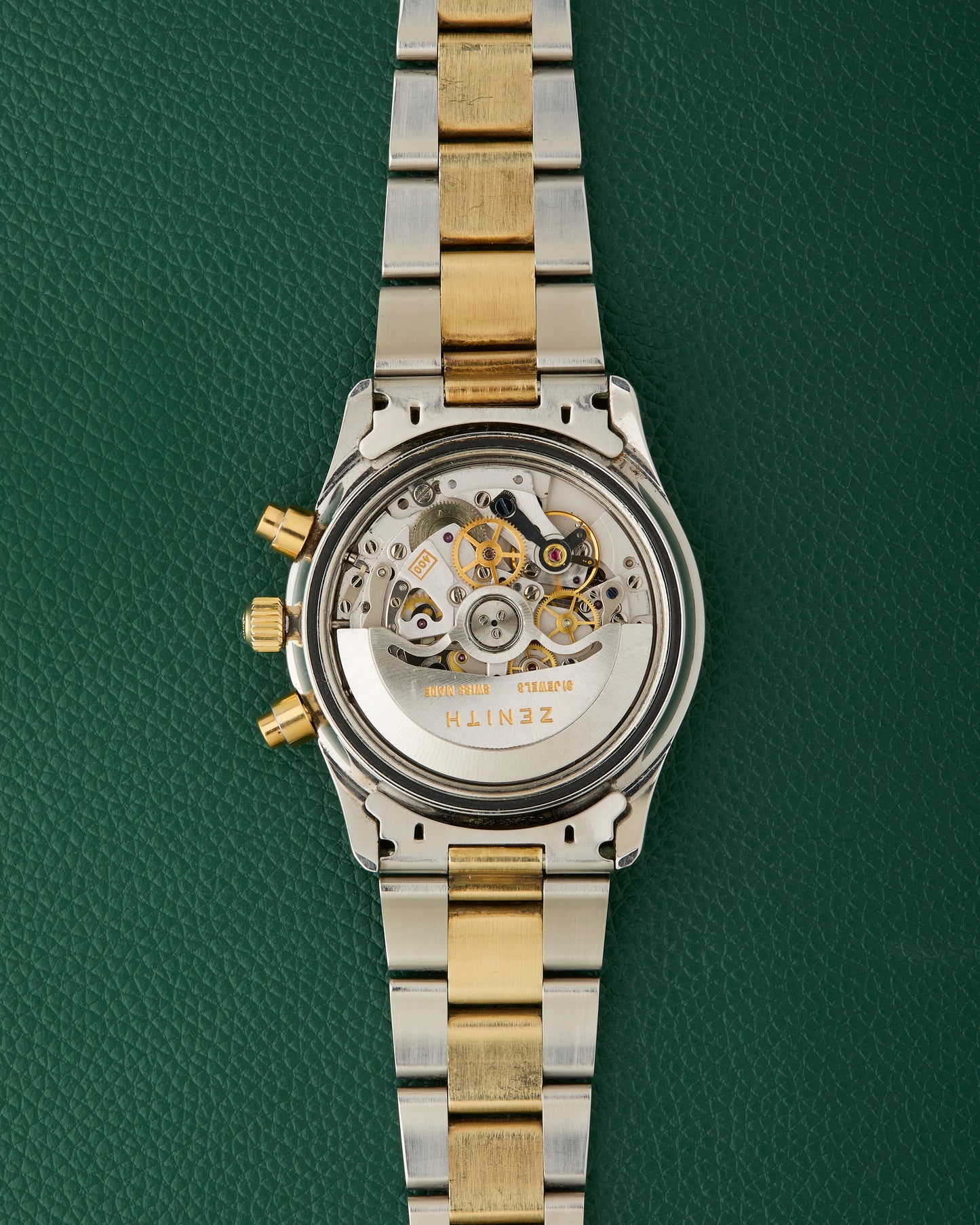 Zenith De Luca 89.0310.400 El Primero Blue Dial Steel & 14K Gold