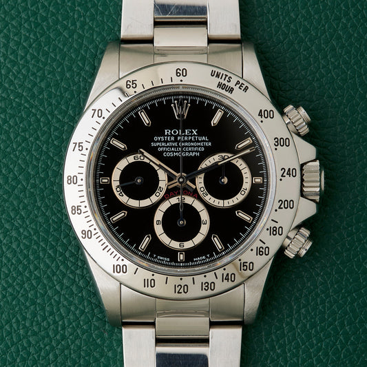 Rolex Ref.16520 Zenith Daytona Black Oyster Perpetual Box 1996