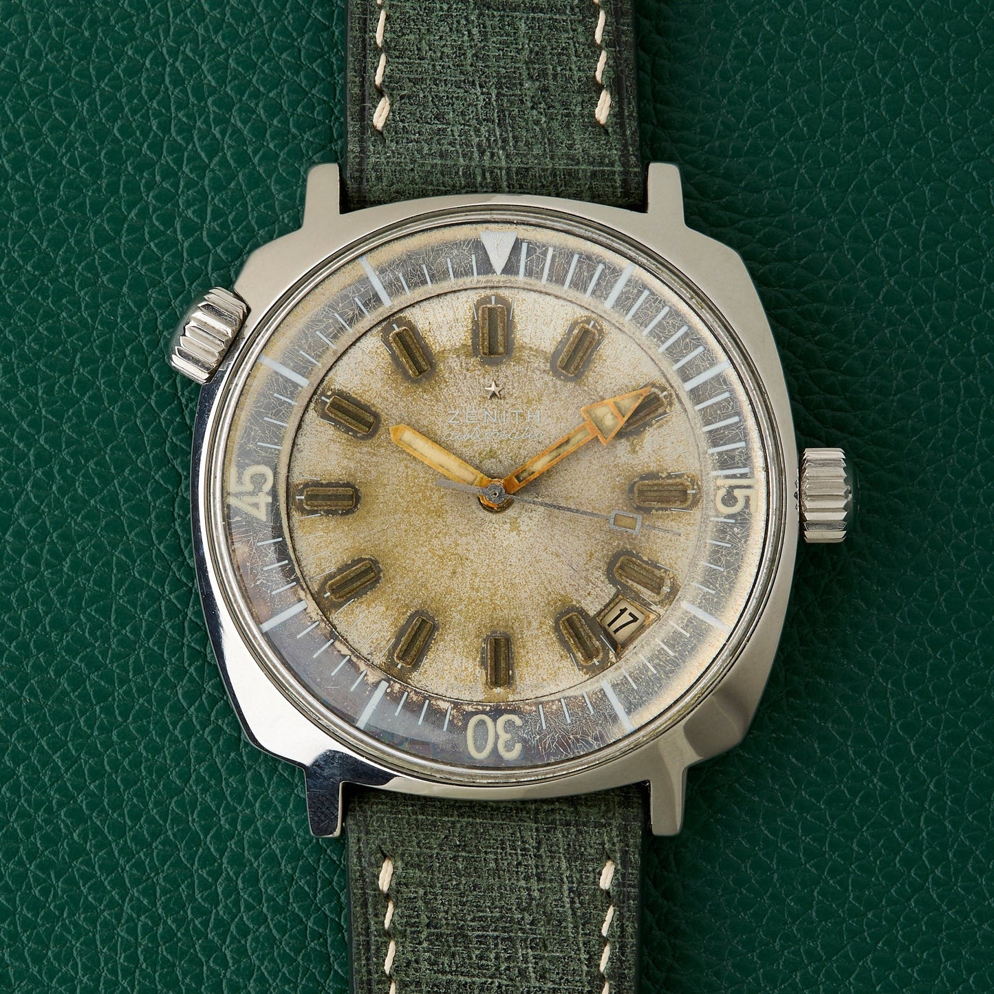 Zenith Super Sub Sea Ref. A3635 Vintage Diver Patina Ghost Dial