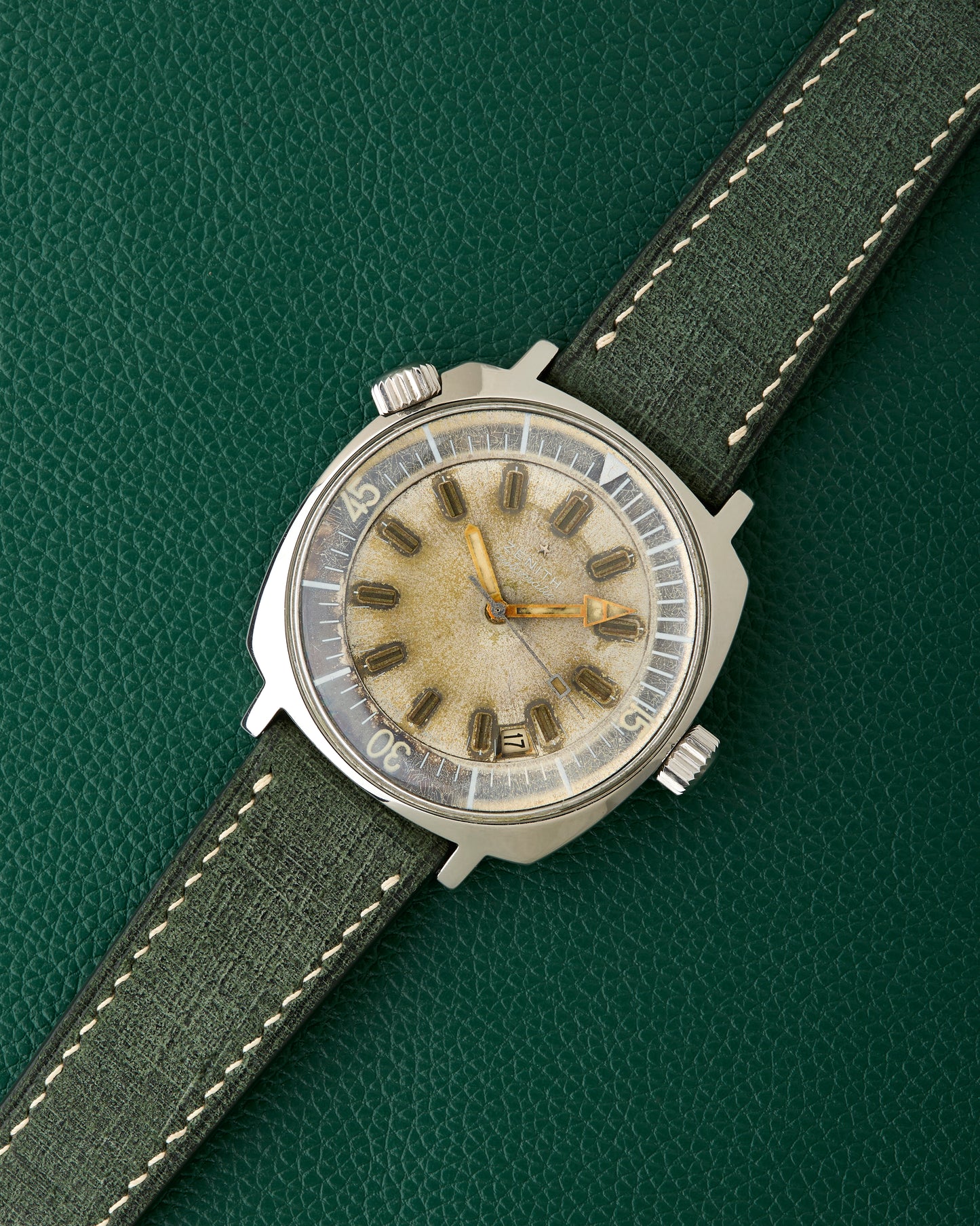 Zenith Super Sub Sea Ref. A3635 Vintage Diver Patina Ghost Dial