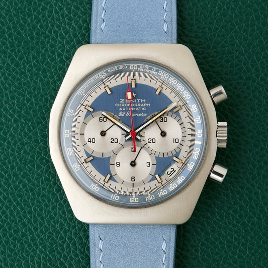 Zenith A788 El Primero Vintage Chronograph Pulsations Blue Dial
