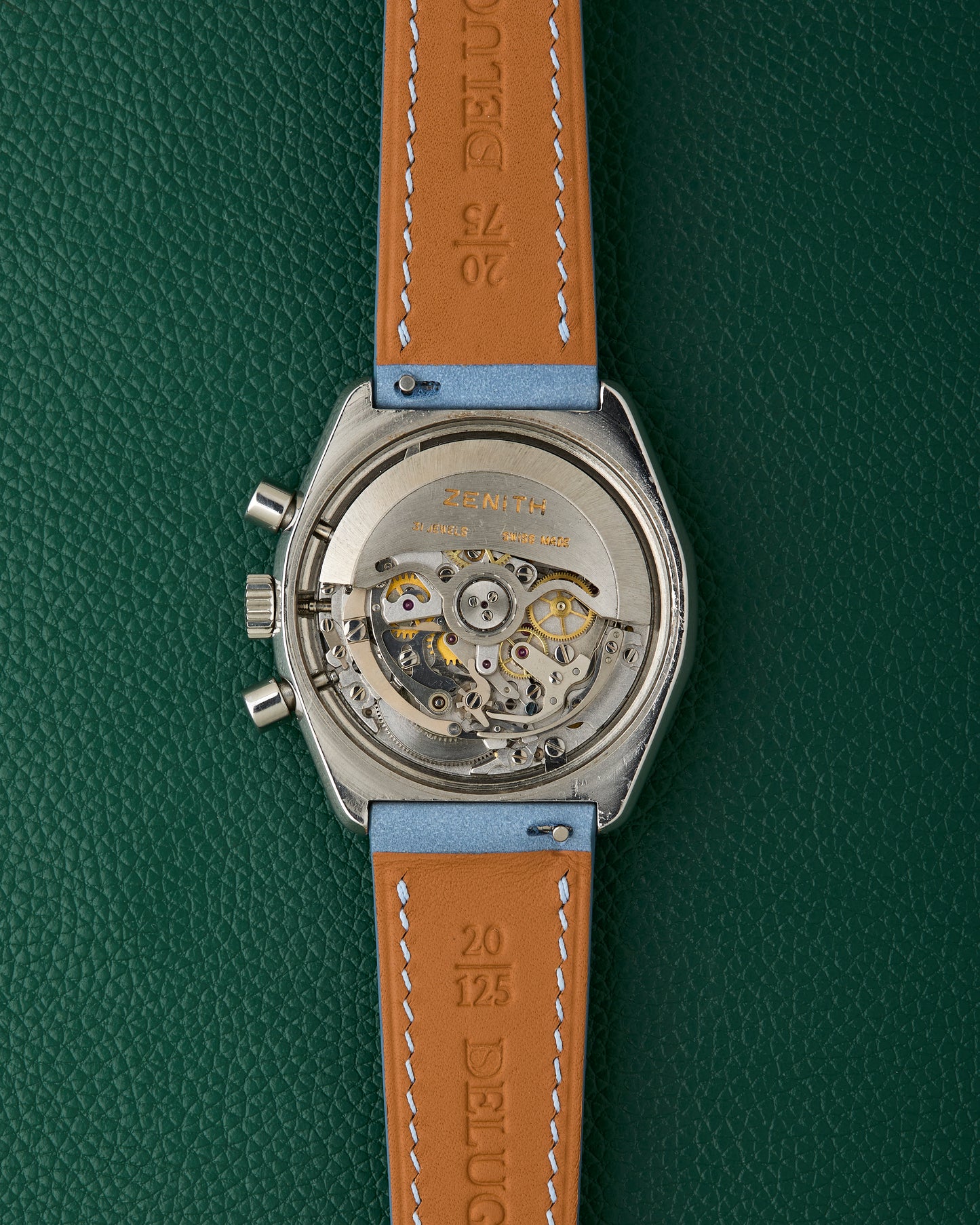 Zenith A788 El Primero Vintage Chronograph Pulsations Blue Dial