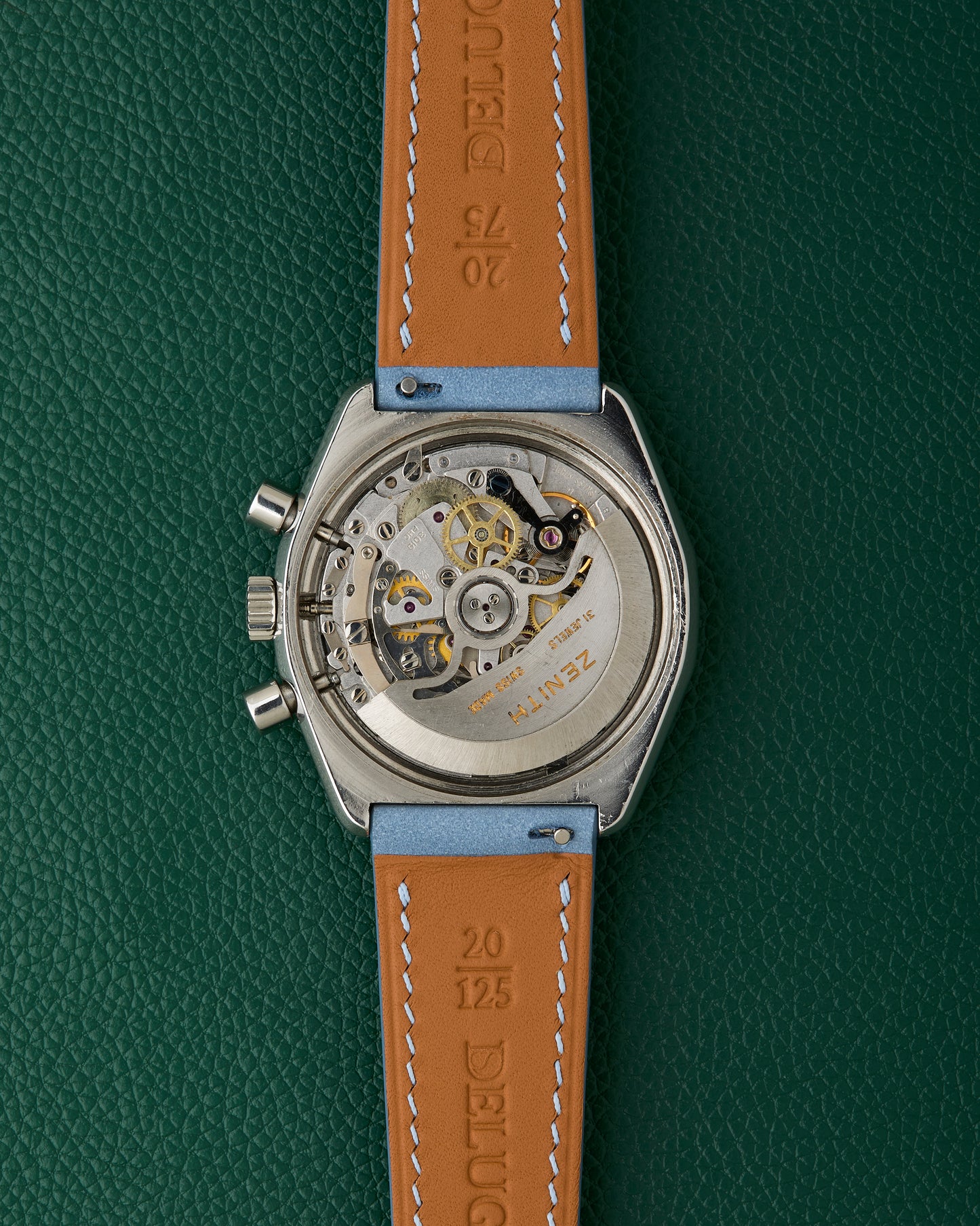 Zenith A788 El Primero Vintage Chronograph Pulsations Blue Dial