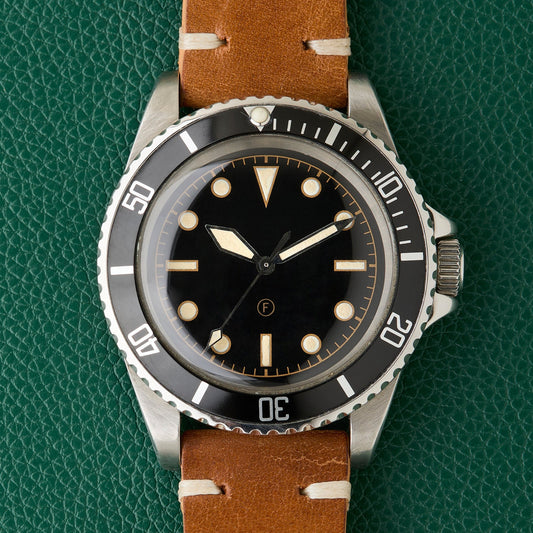 Freese 101 Gloss Black Dial Black Bezel Box Simon Freese Watch