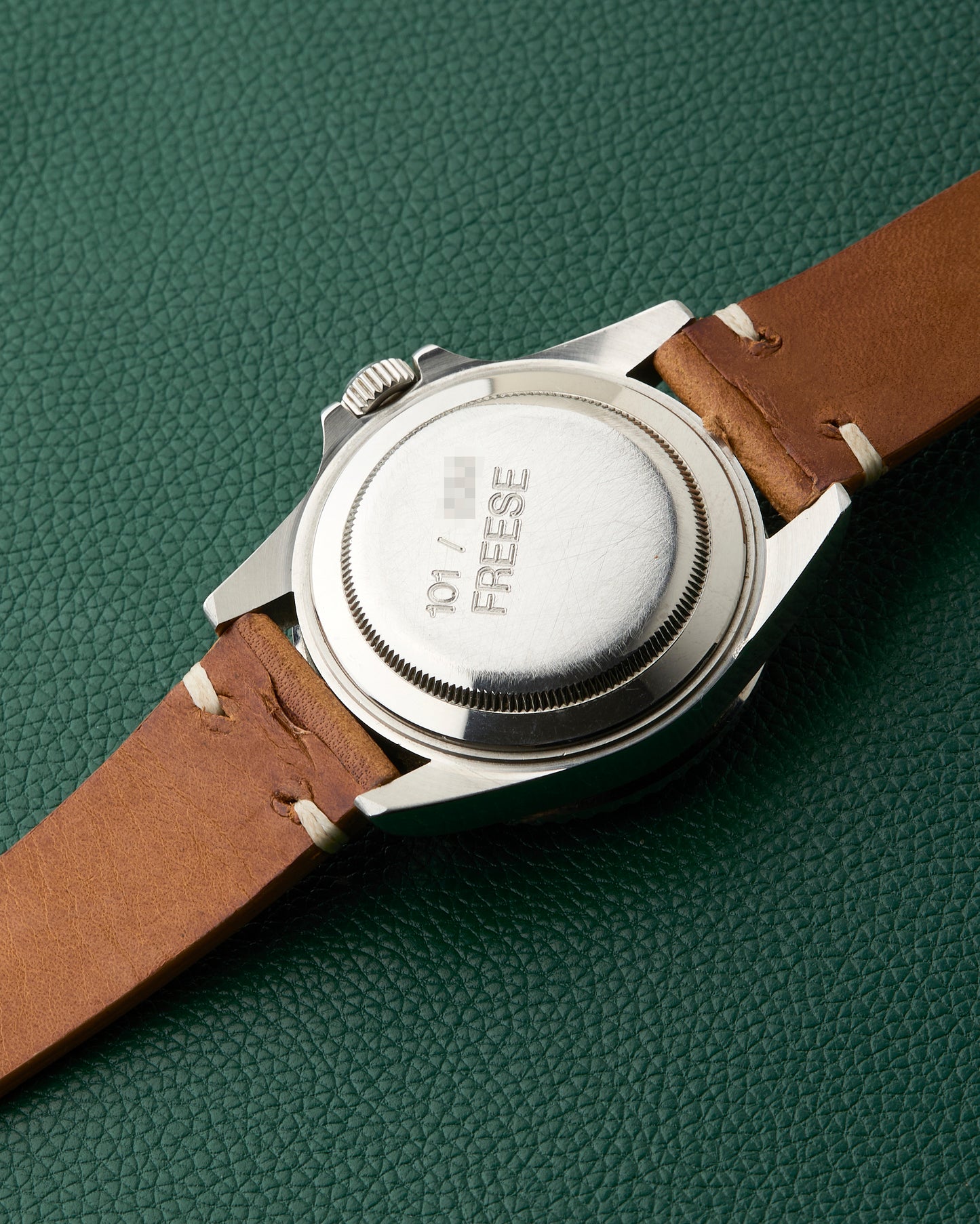 Freese 101 Gloss Black Dial Black Bezel Box Simon Freese Watch