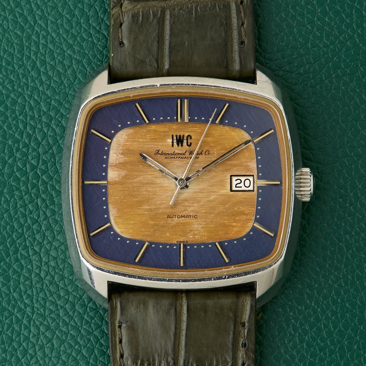 IWC TV Screen Ref. 1875 Vintage Tropical Patina Dial