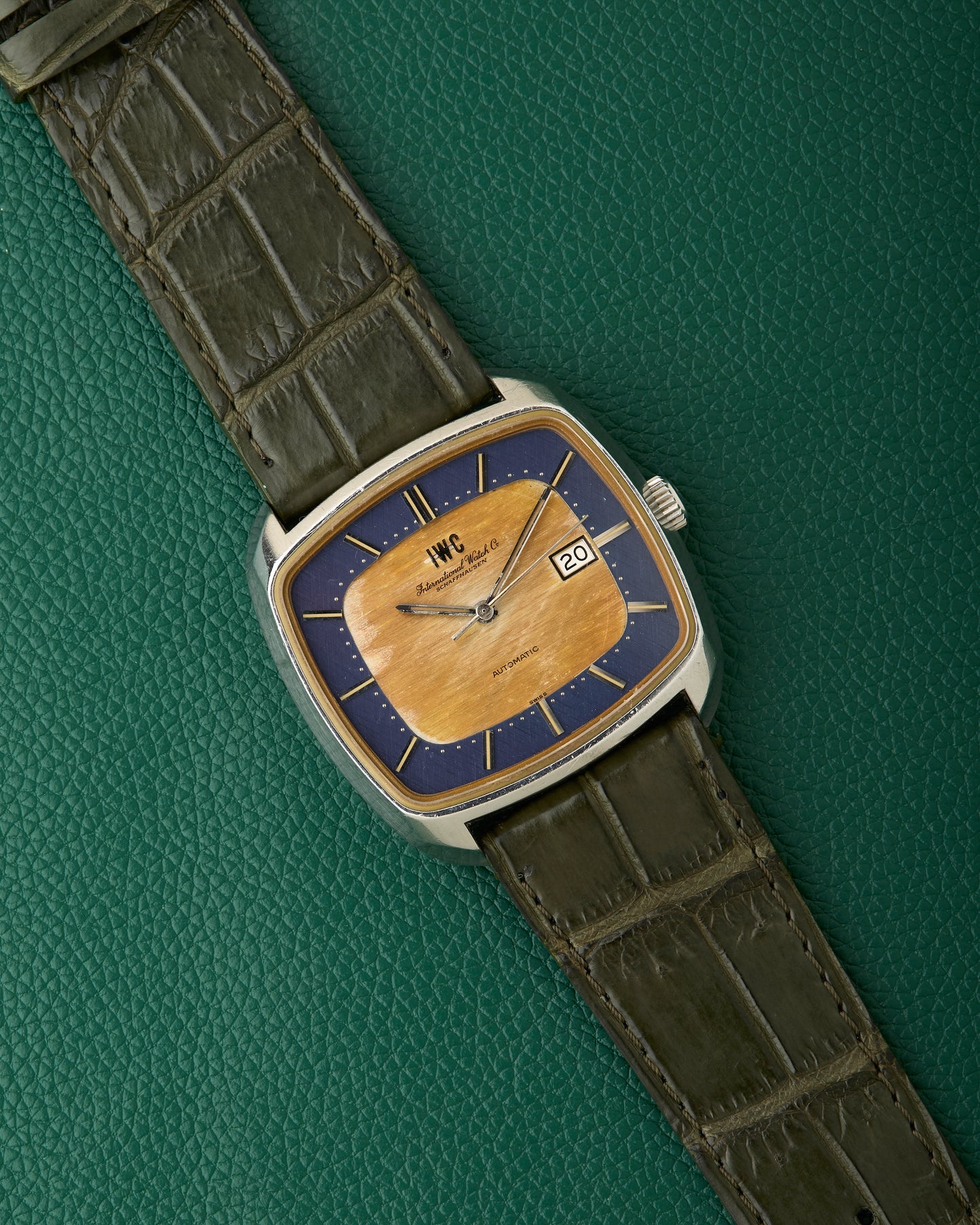 IWC TV Screen Ref. 1875 Vintage Tropical Patina Dial