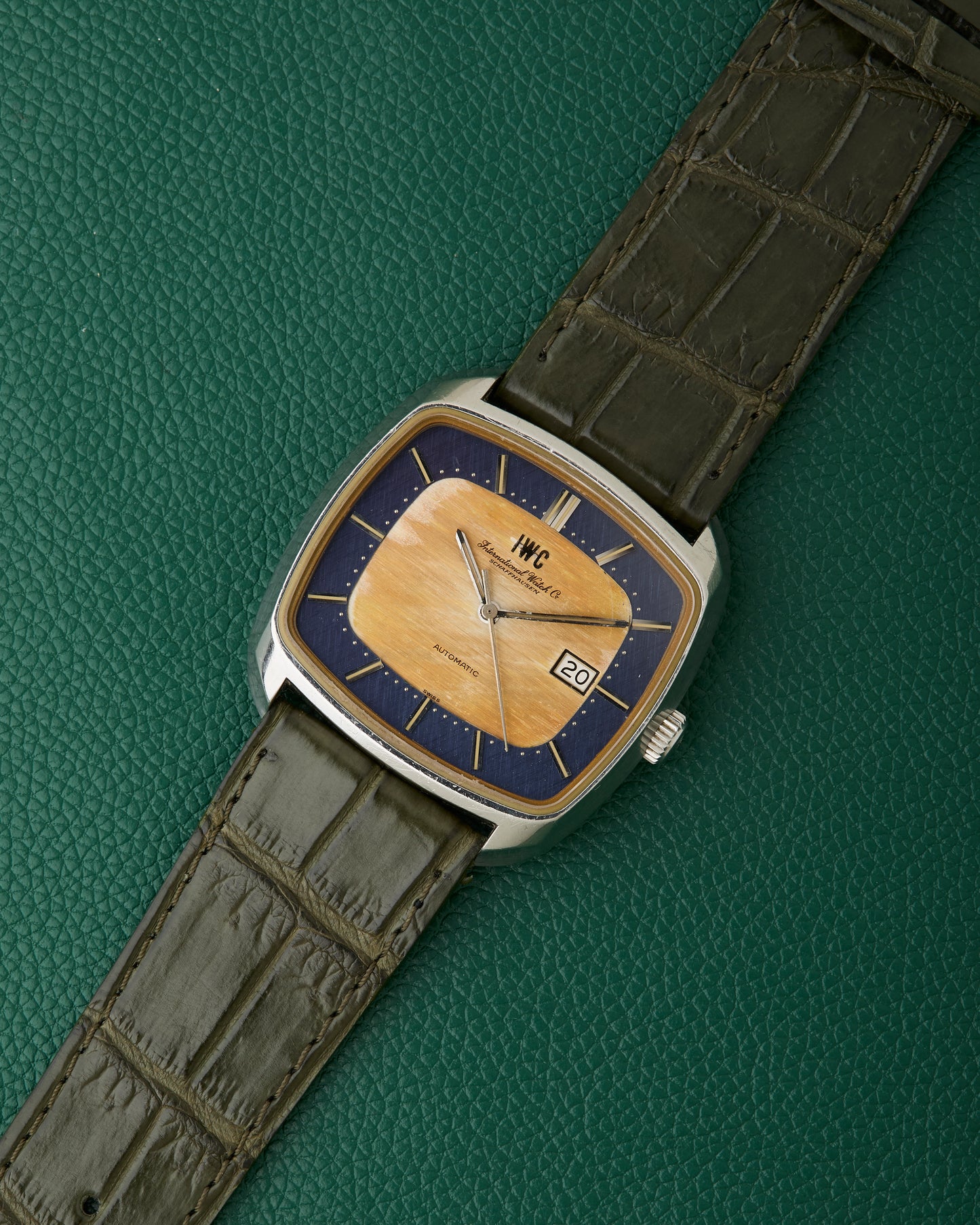 IWC TV Screen Ref. 1875 Vintage Tropical Patina Dial