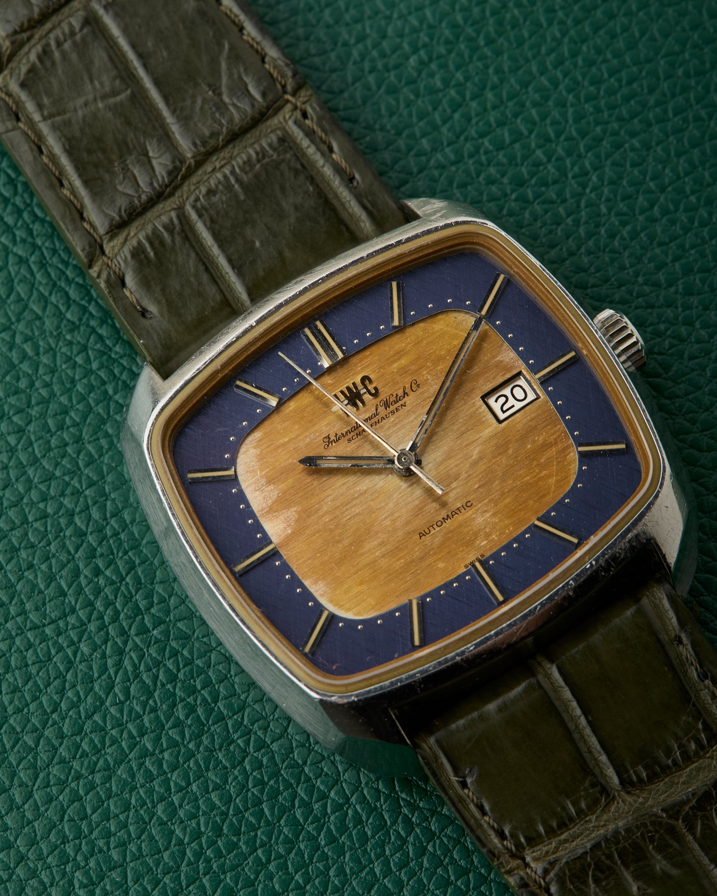 IWC TV Screen Ref. 1875 Vintage Tropical Patina Dial