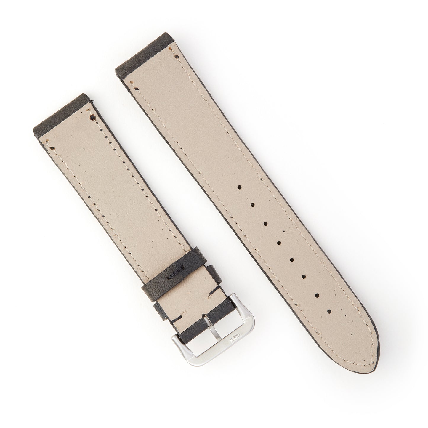 Hatchling Straps Vintage Inspired Black-Long 19mm