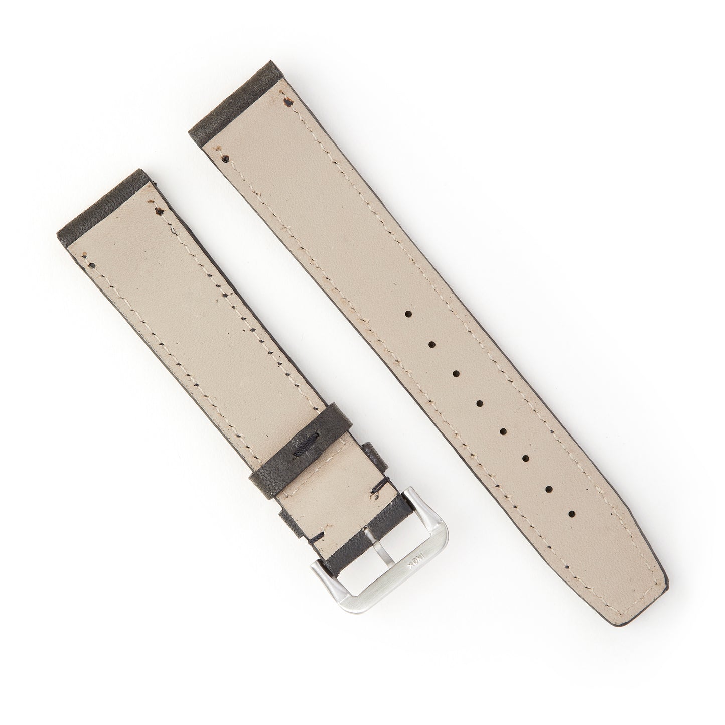Hatchling Straps Vintage Inspired Black-Long 19mm