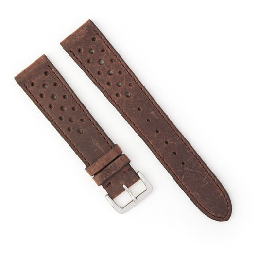 Hatchling Straps Vintage Inspired Rallye Brown 18mm