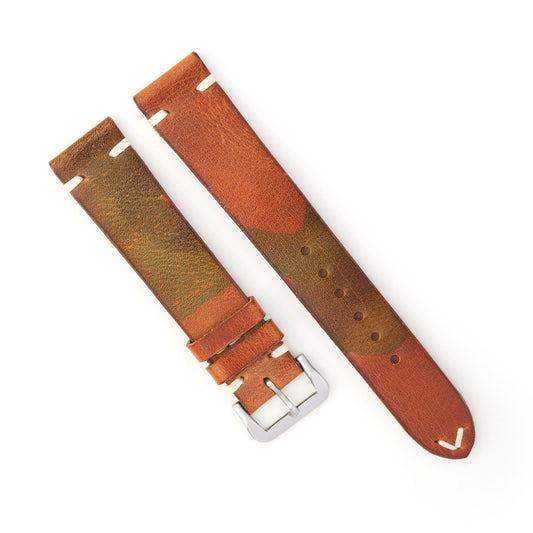 Hatchling Straps Vintage Inspired Brown Camo 18mm