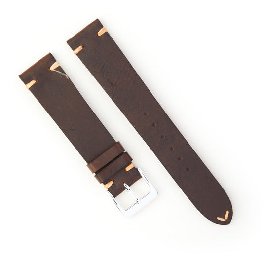 Hatchling Straps Vintage Inspired Brown 18mm