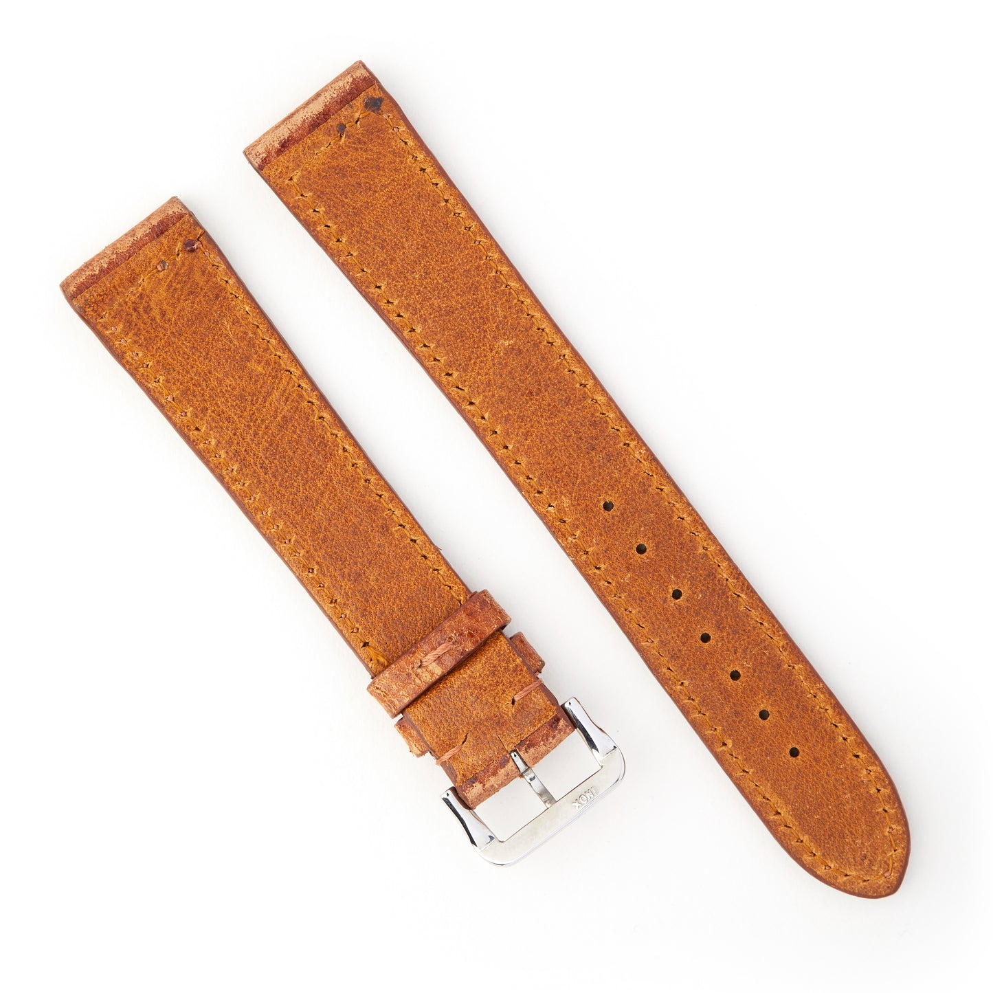 Hatchling Straps Vintage Inspired Brown 19mm-Long