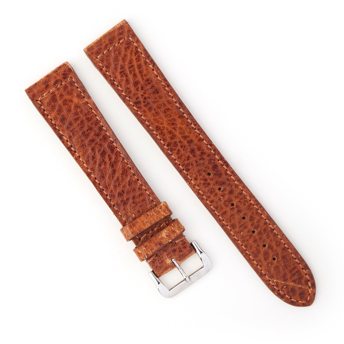 Hatchling Straps Vintage Inspired Brown 19mm-Long