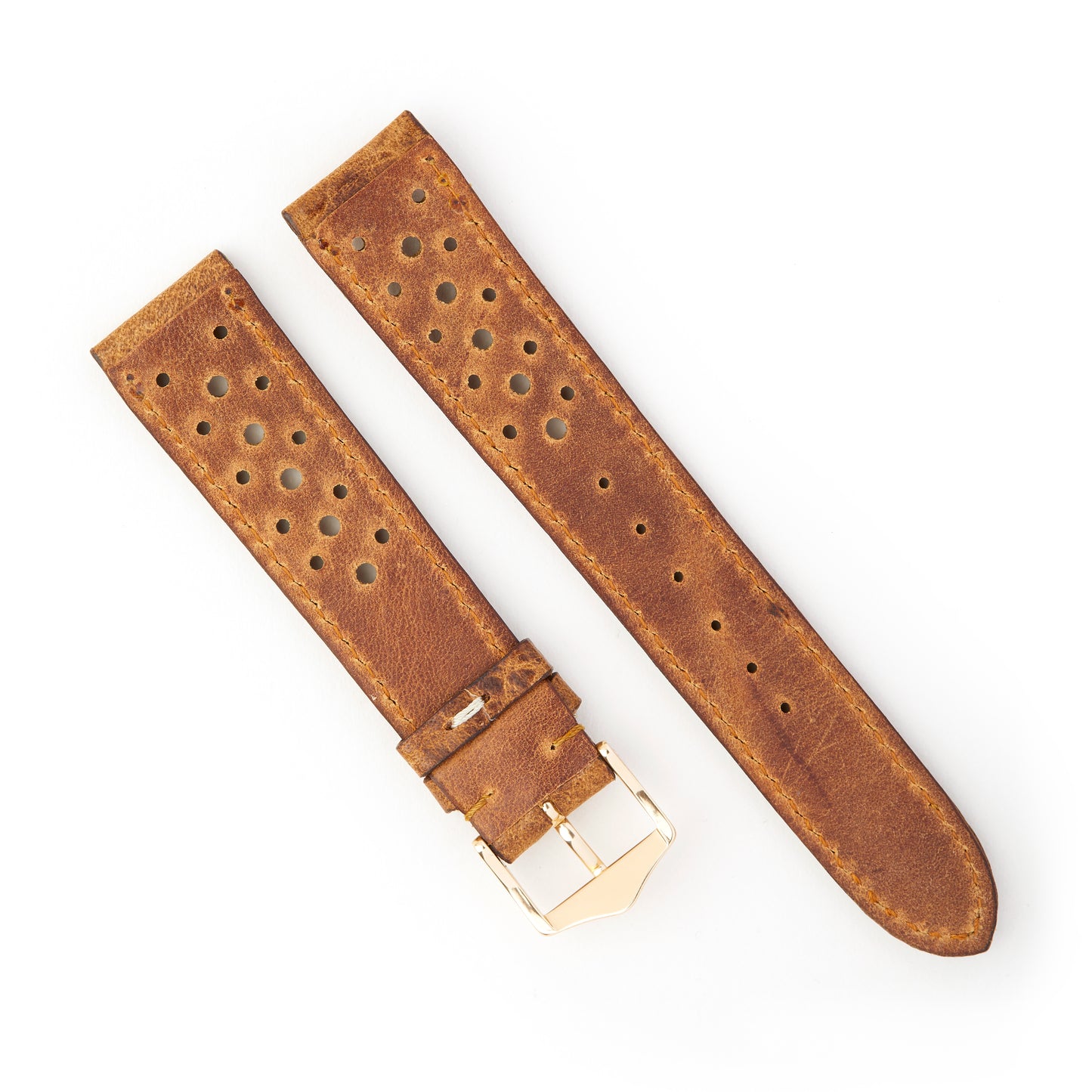 Hatchling Straps Vintage Inspired Rallye Brown 19mm