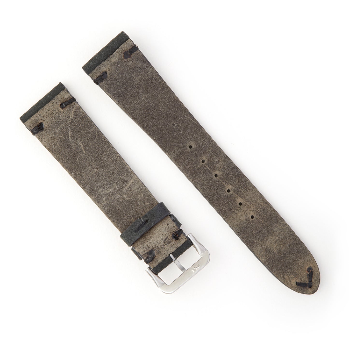 Hatchling Straps Vintage Inspired Black 19mm