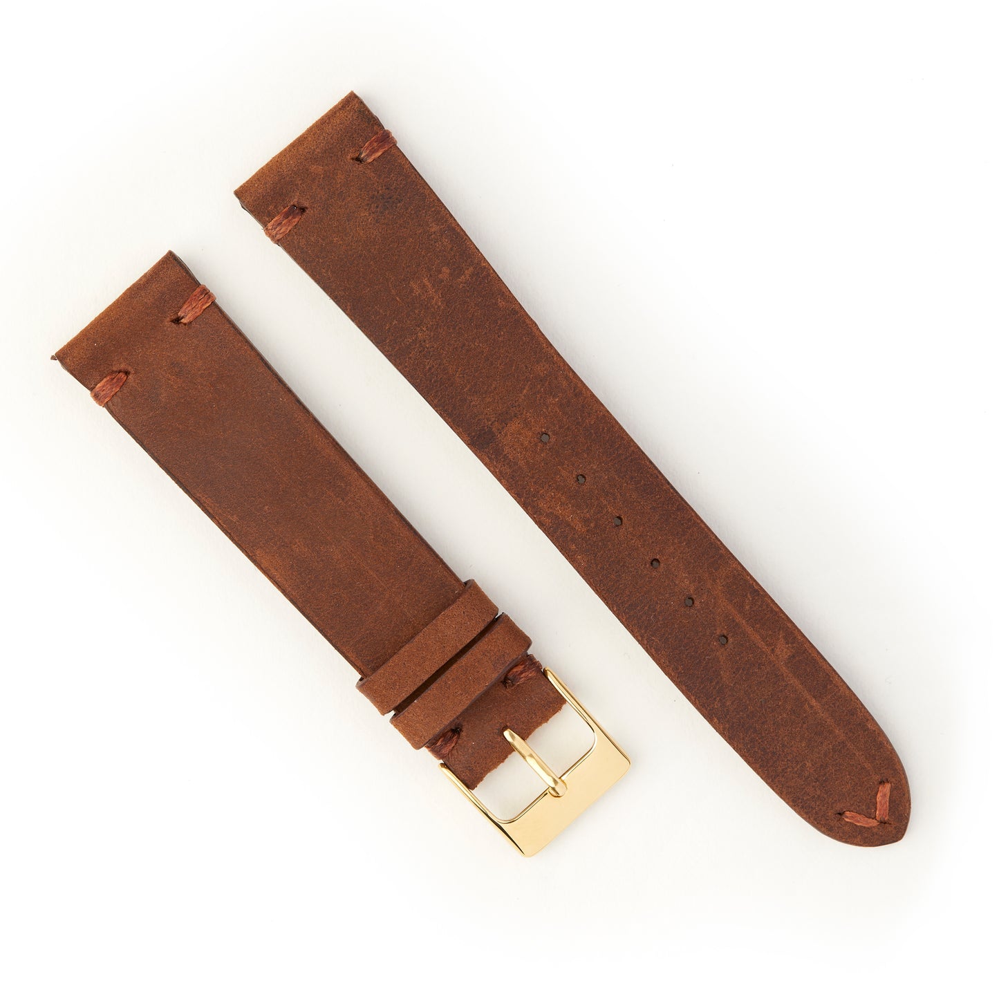 Hatchling Straps Vintage Inspired Brown 19mm