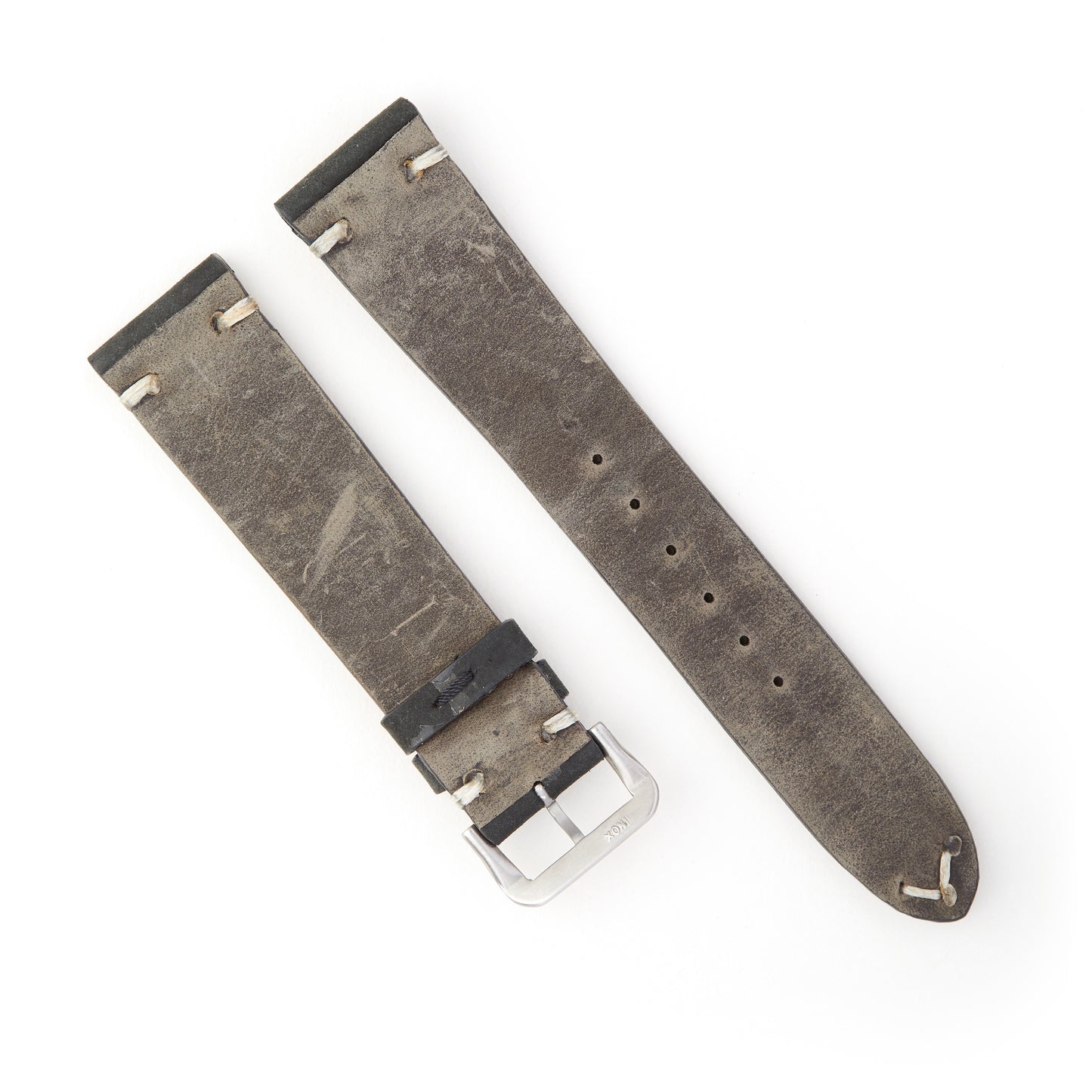 Hatchling Straps Vintage Inspired Black 19mm