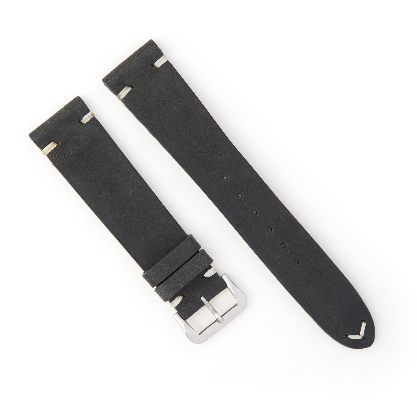 Hatchling Straps Vintage Inspired Black 19mm