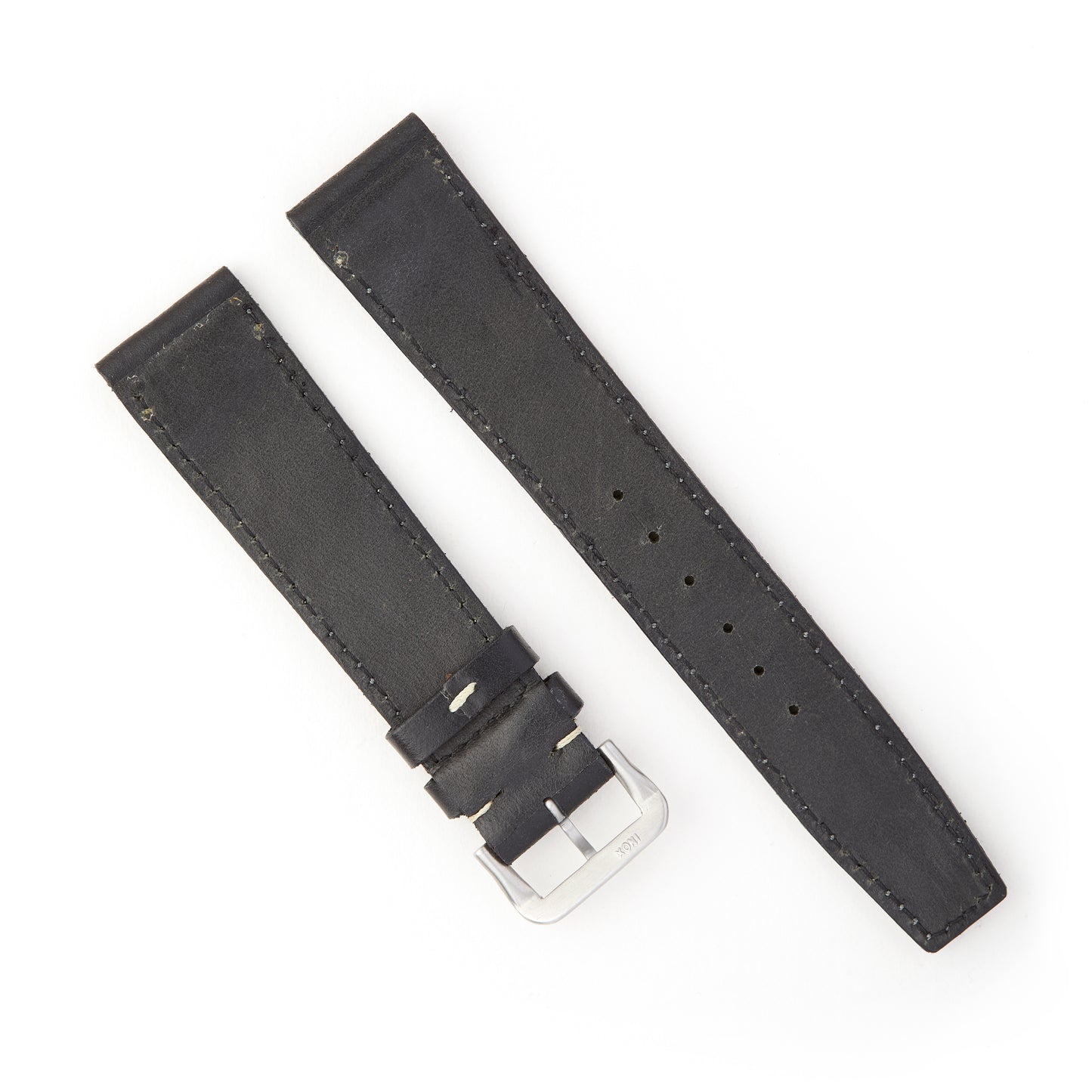 Hatchling Straps Vintage Inspired Black 19mm