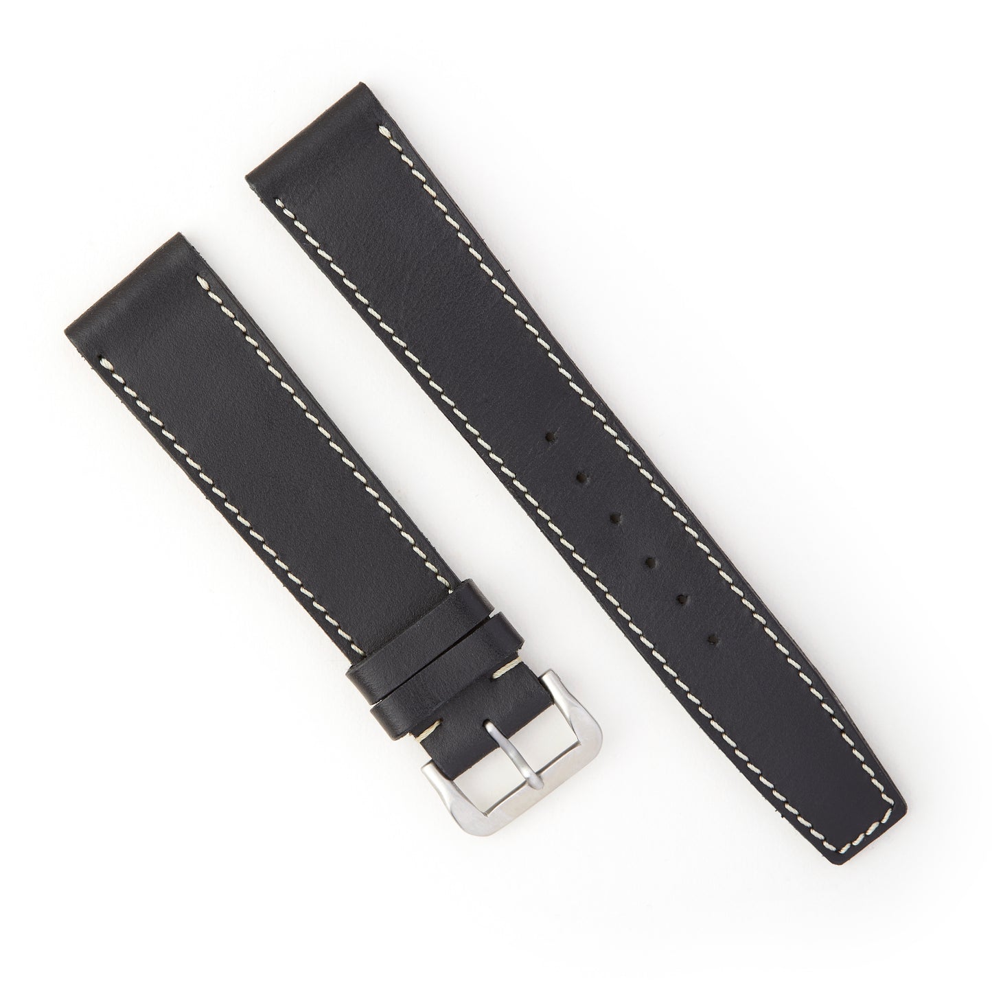 Hatchling Straps Vintage Inspired Black 19mm