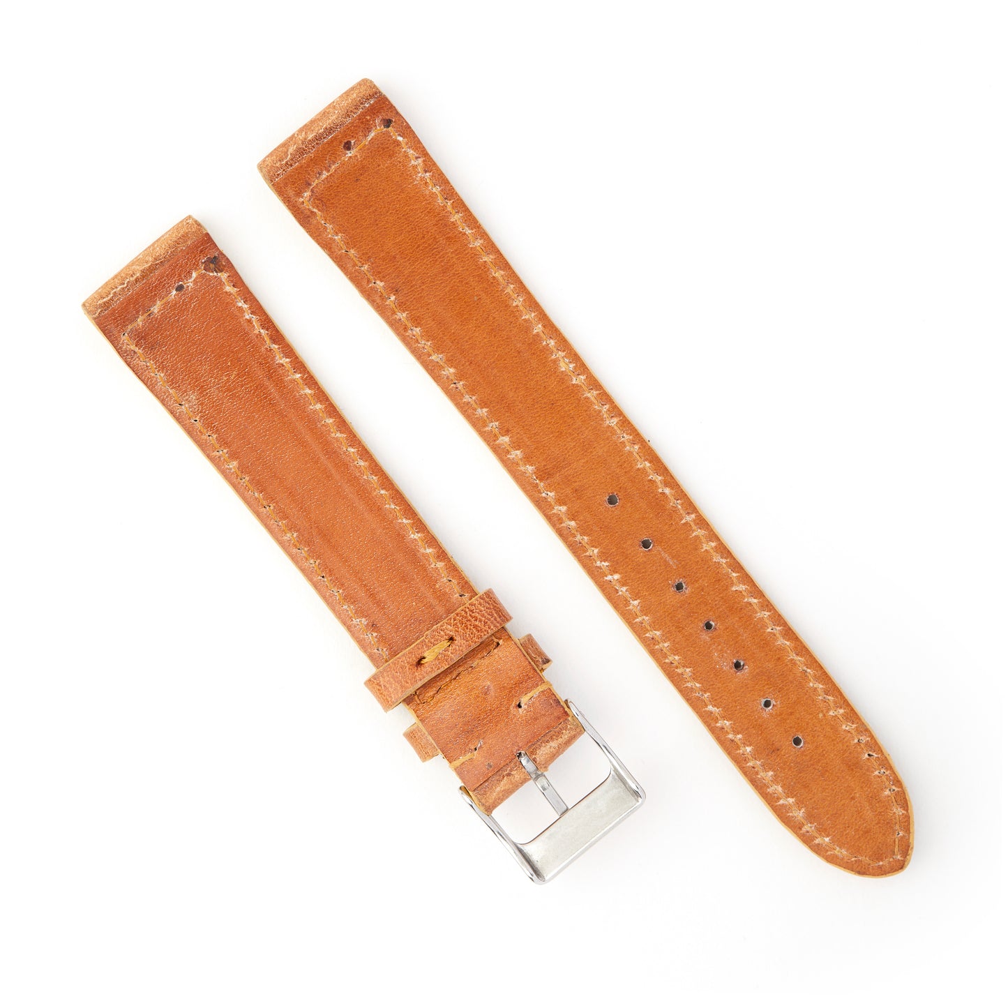 Hatchling Straps Vintage Inspired Brown 19mm-Long