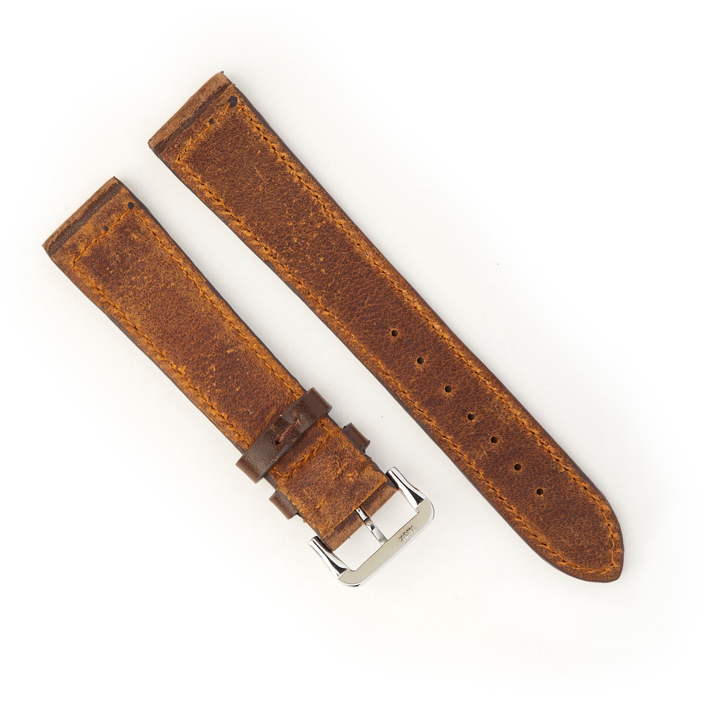 Hatchling Straps Vintage Inspired Brown 19mm
