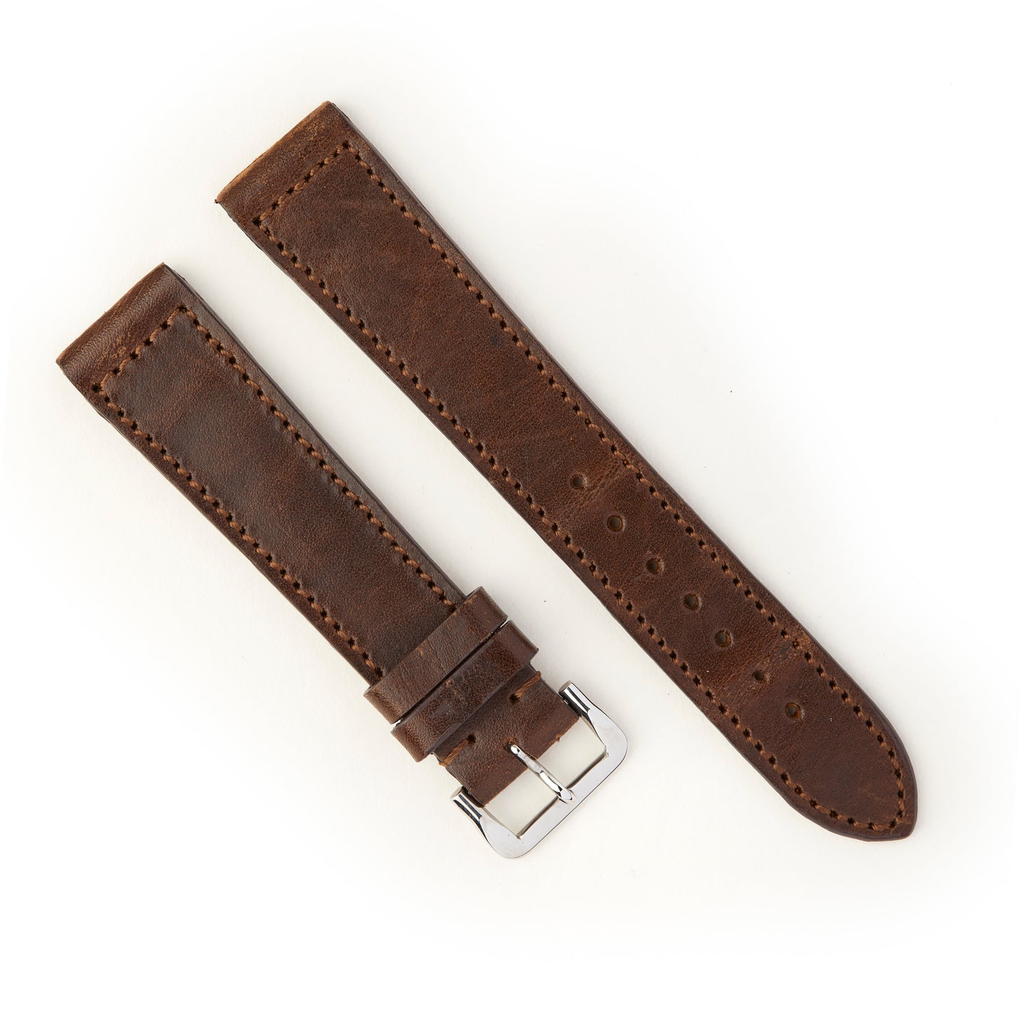 Hatchling Straps Vintage Inspired Brown 19mm