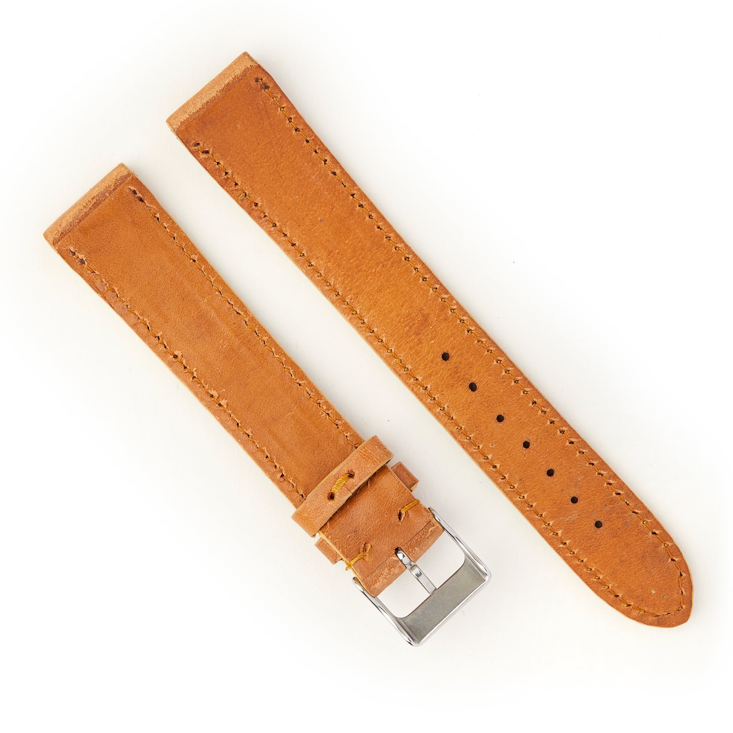 Hatchling Straps Vintage Inspired Brown 19mm-Long