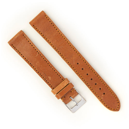 Hatchling Straps Vintage Inspired Brown 19mm-Long