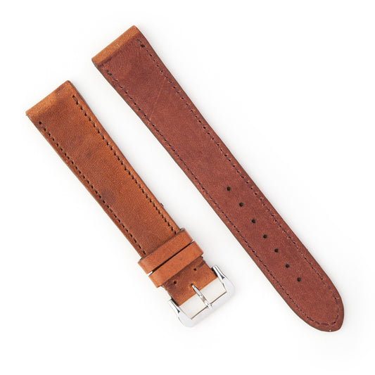 Hatchling Straps Vintage Inspired Brown 18mm-Long