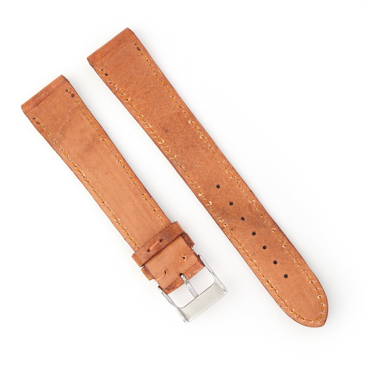 Hatchling Straps Vintage Inspired Brown 18mm-Long