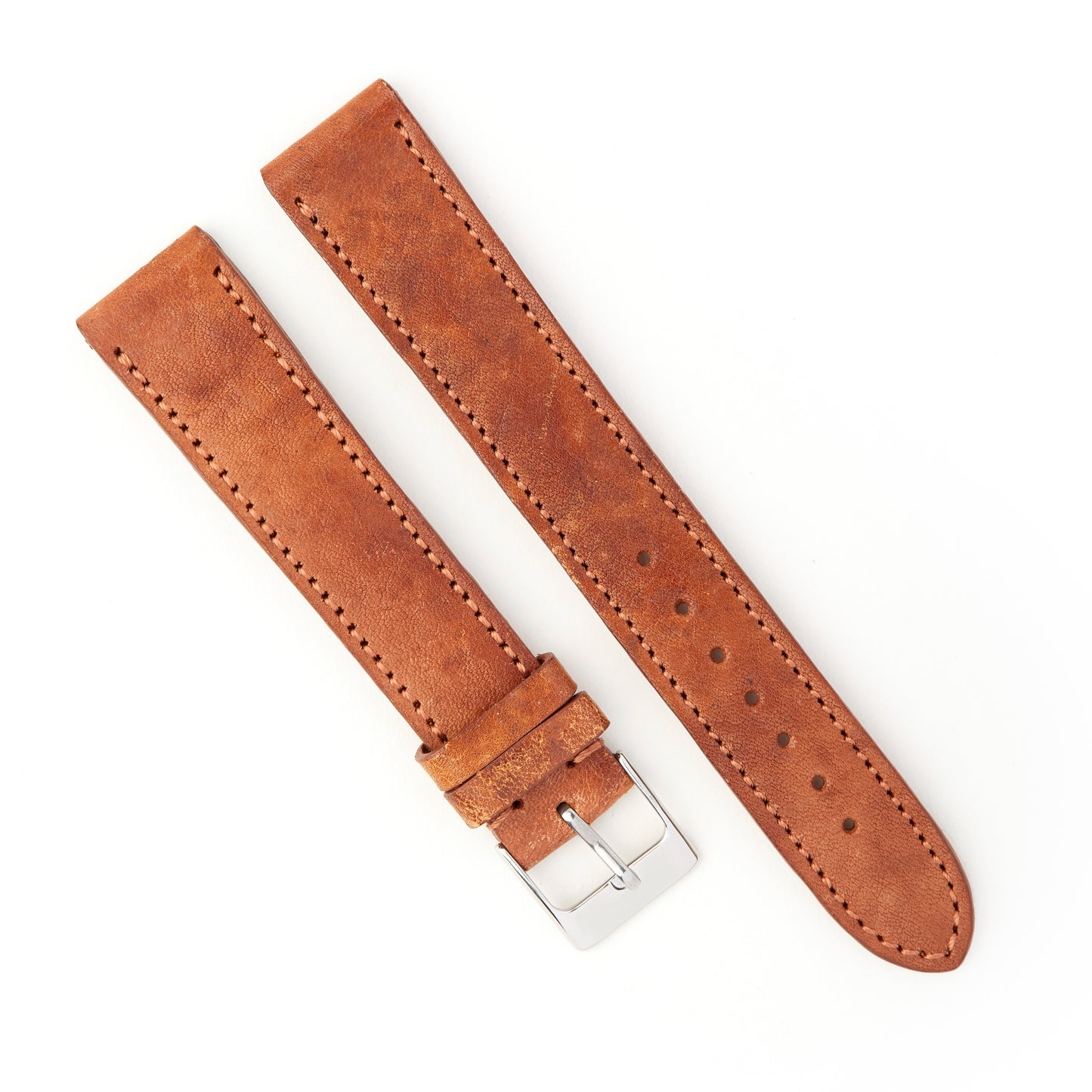 Hatchling Straps Vintage Inspired Brown 18mm-Long