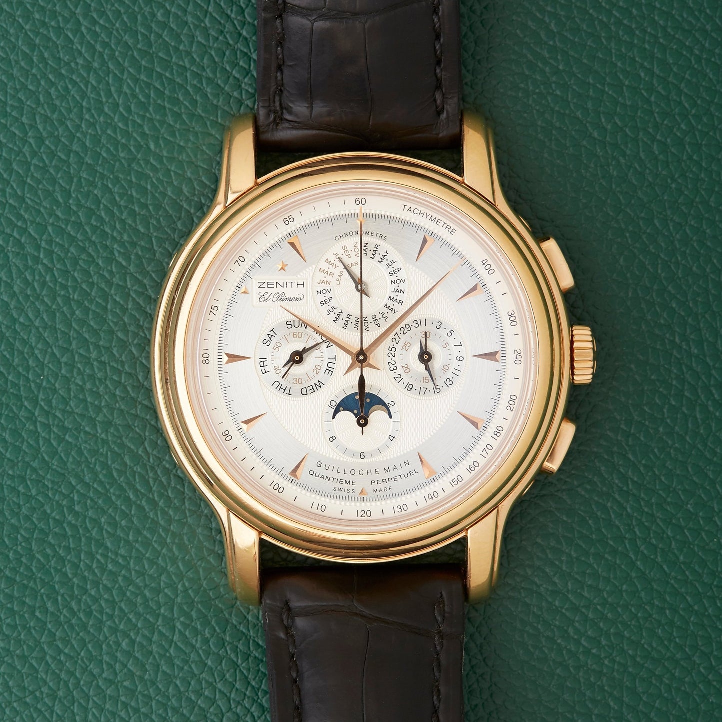 Zenith ChronoMaster 18.1260.4003 Millesime 2004 18k Rose Gold Perpetual Calendar