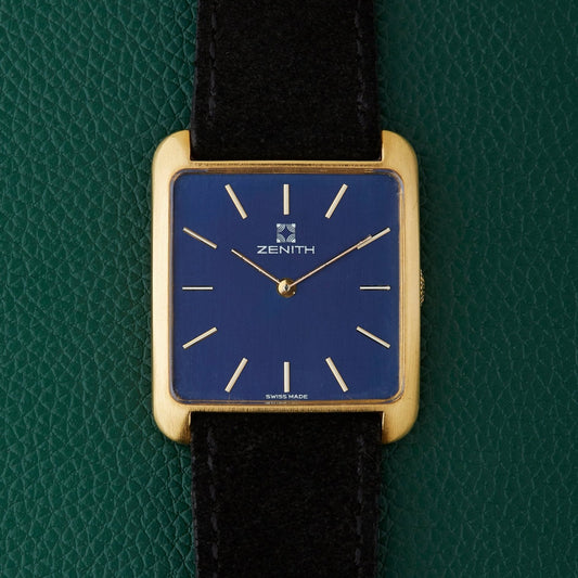 Zenith 18k Yellow Gold Tank Watch 30.0180.180