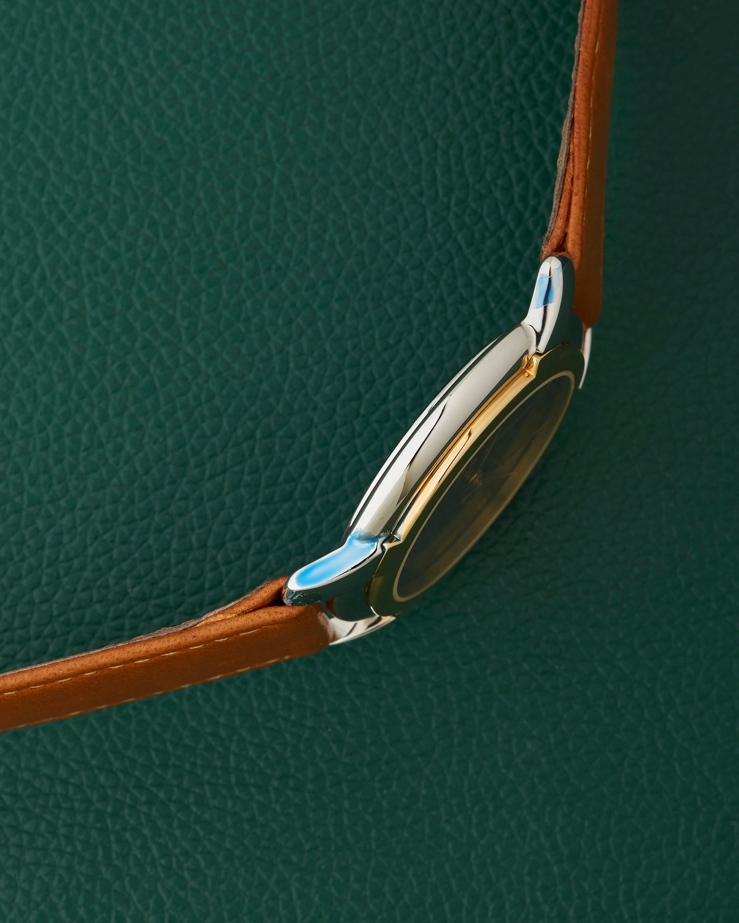 Zenith NOS Ref. 19.0130.387 Vintage Two Toned Black Dial Watch