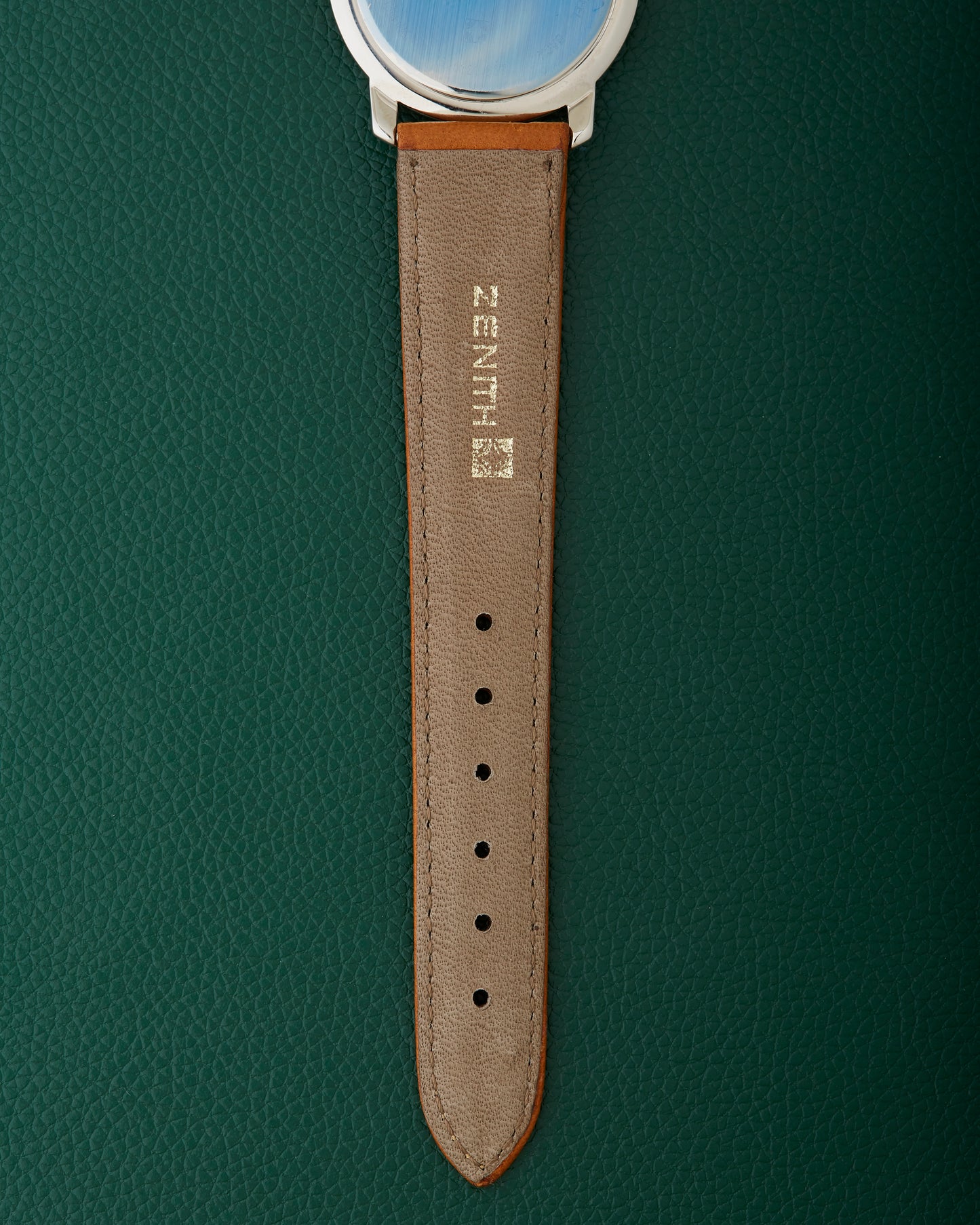 Zenith NOS Ref. 19.0130.387 Vintage Two Toned Black Dial Watch