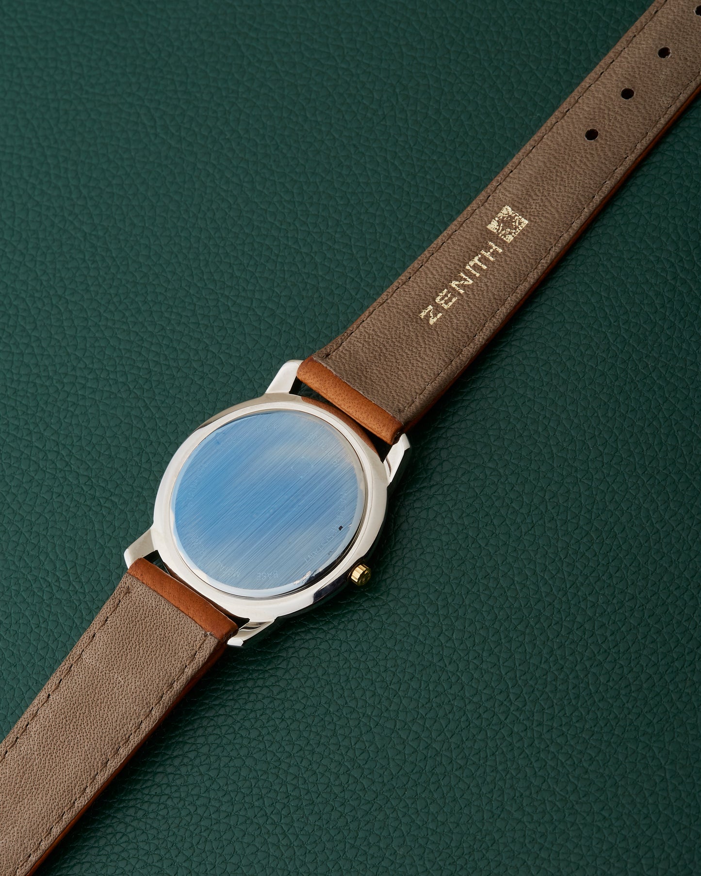 Zenith NOS Ref. 19.0130.387 Vintage Two Toned Black Dial Watch