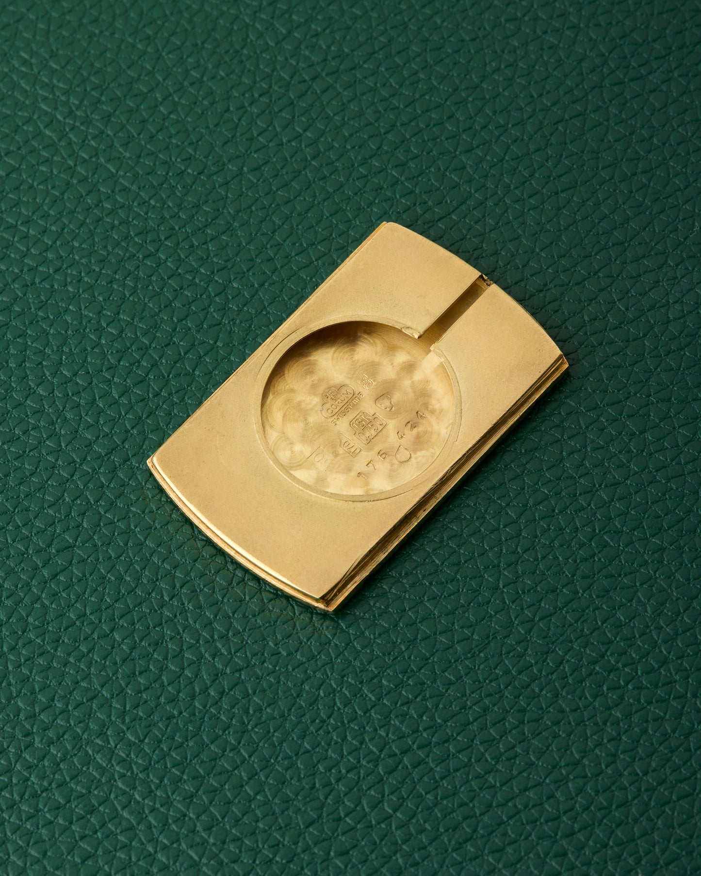 Corum 18k Yellow Gold Ref. 176424 Lapis Lazuli Diamonds Mother of Pearl Dial Pendant Watch