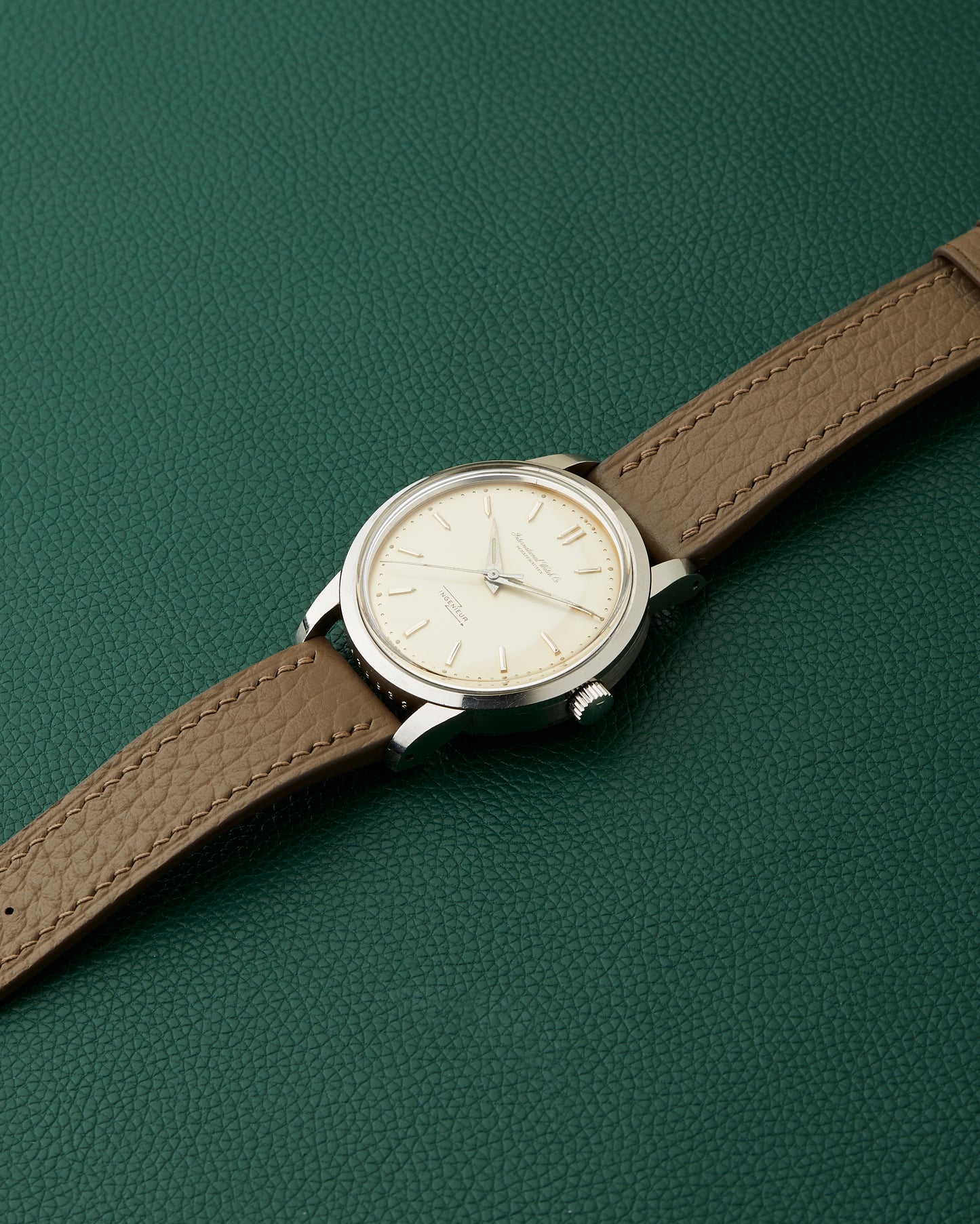 IWC Ref.666A Ingenieur Creamy Eggshell Dial Vintage Steel Watch