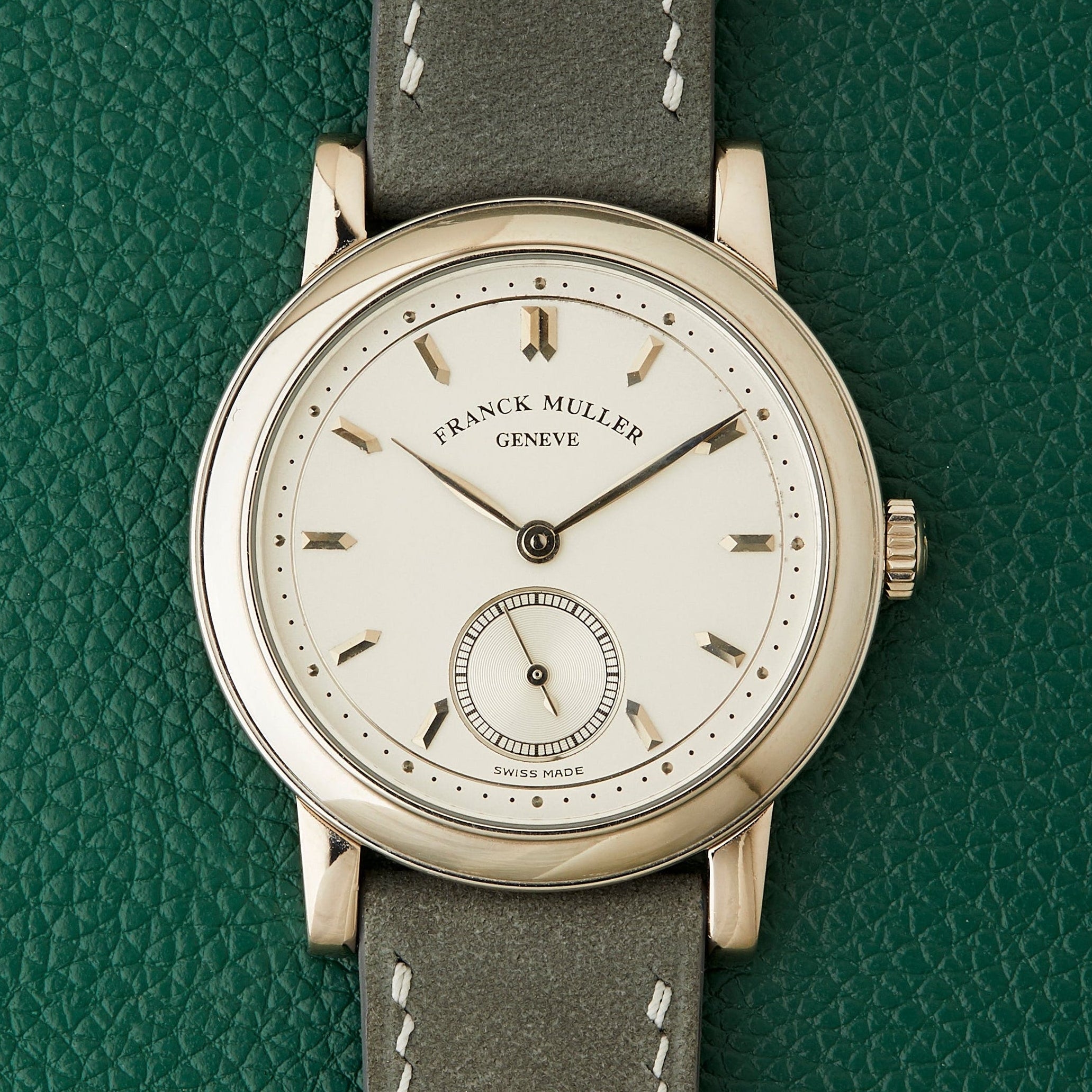 Franck Muller Ref.1900 S6 Geneve 18k White Gold Neo Vintage