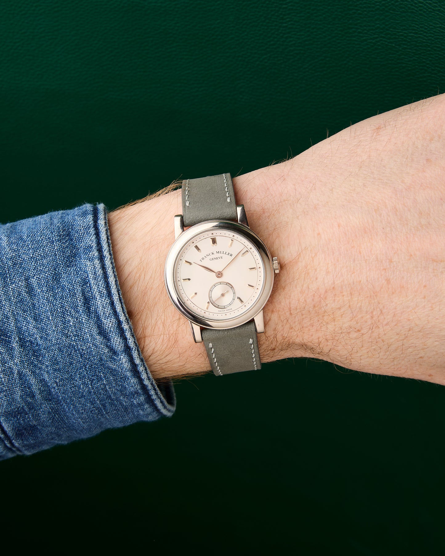 Franck Muller Ref.1900 S6 Geneve 18k White Gold Neo Vintage