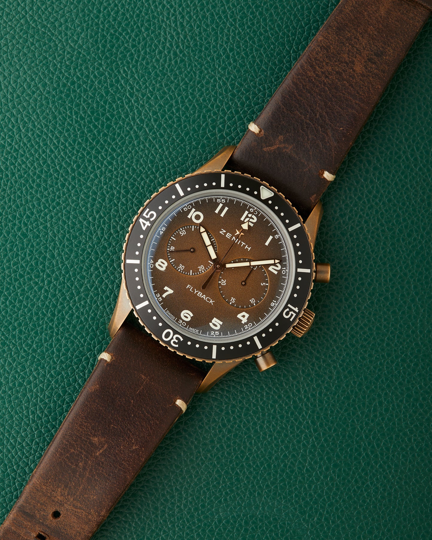 Zenith Tipo CP-2 Bronze Pilot  Ref. 29.2240.405/18.c801 Flyback Full Set 2022