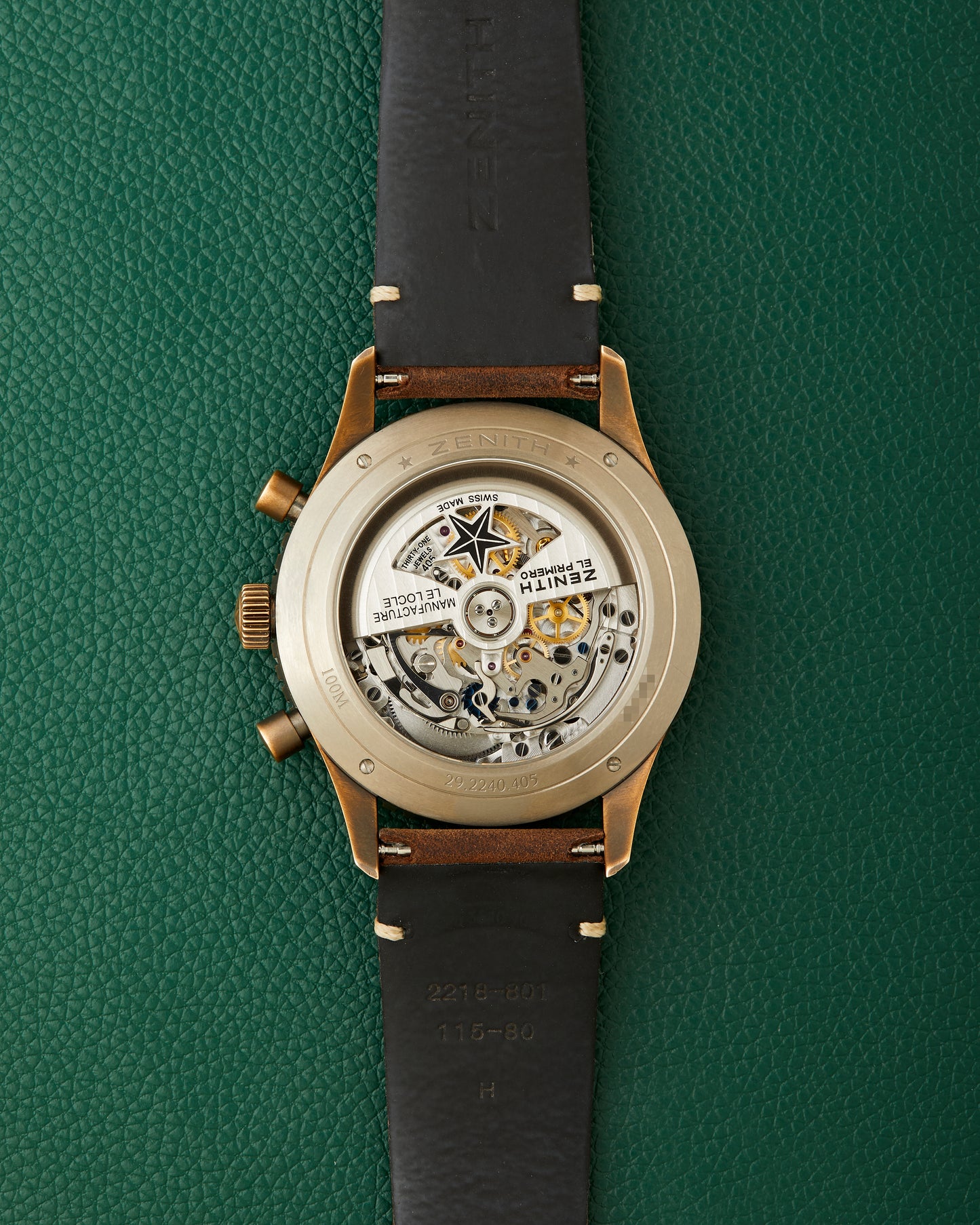 Zenith Tipo CP-2 Bronze Pilot  Ref. 29.2240.405/18.c801 Flyback Full Set 2022