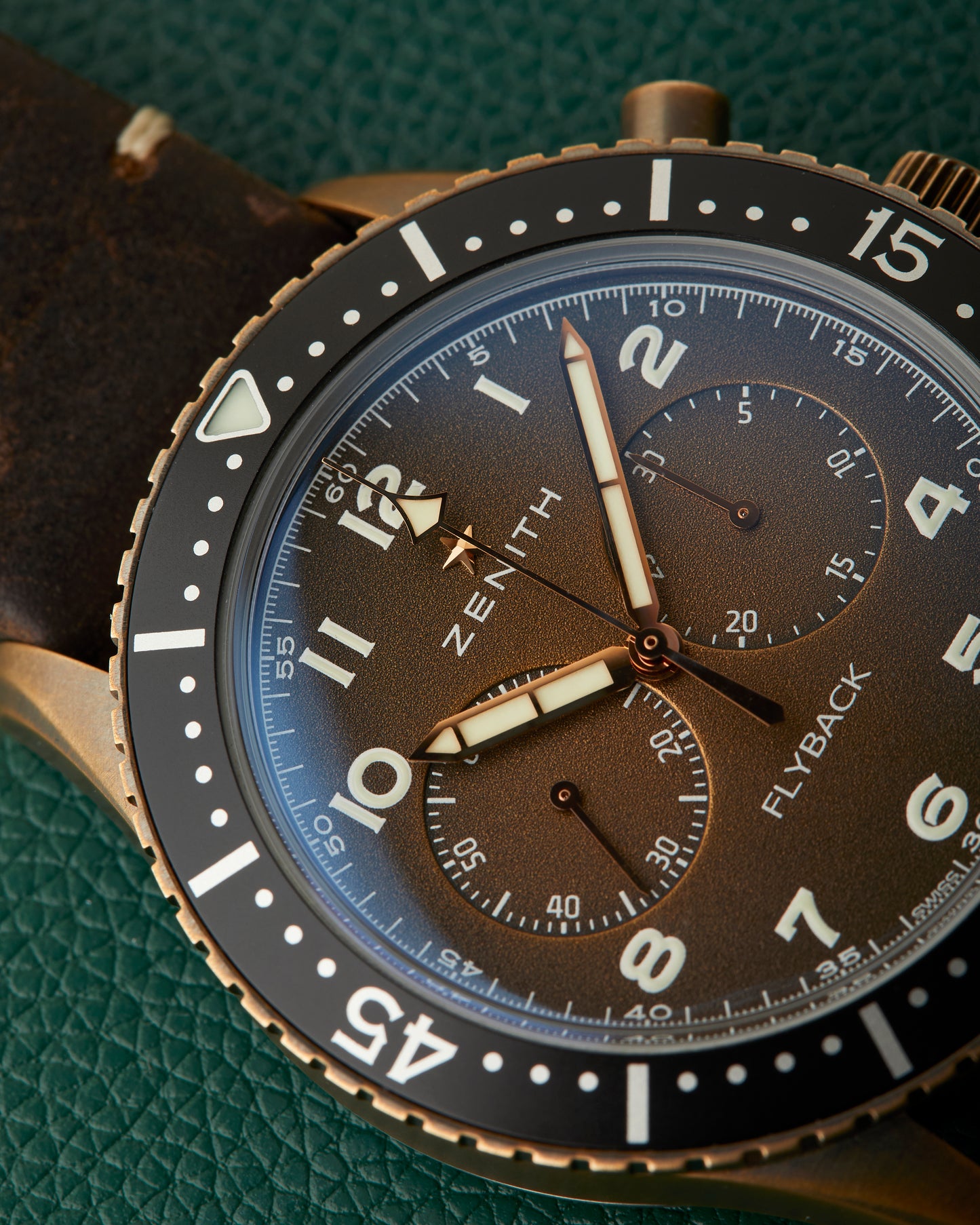 Zenith Tipo CP-2 Bronze Pilot  Ref. 29.2240.405/18.c801 Flyback Full Set 2022